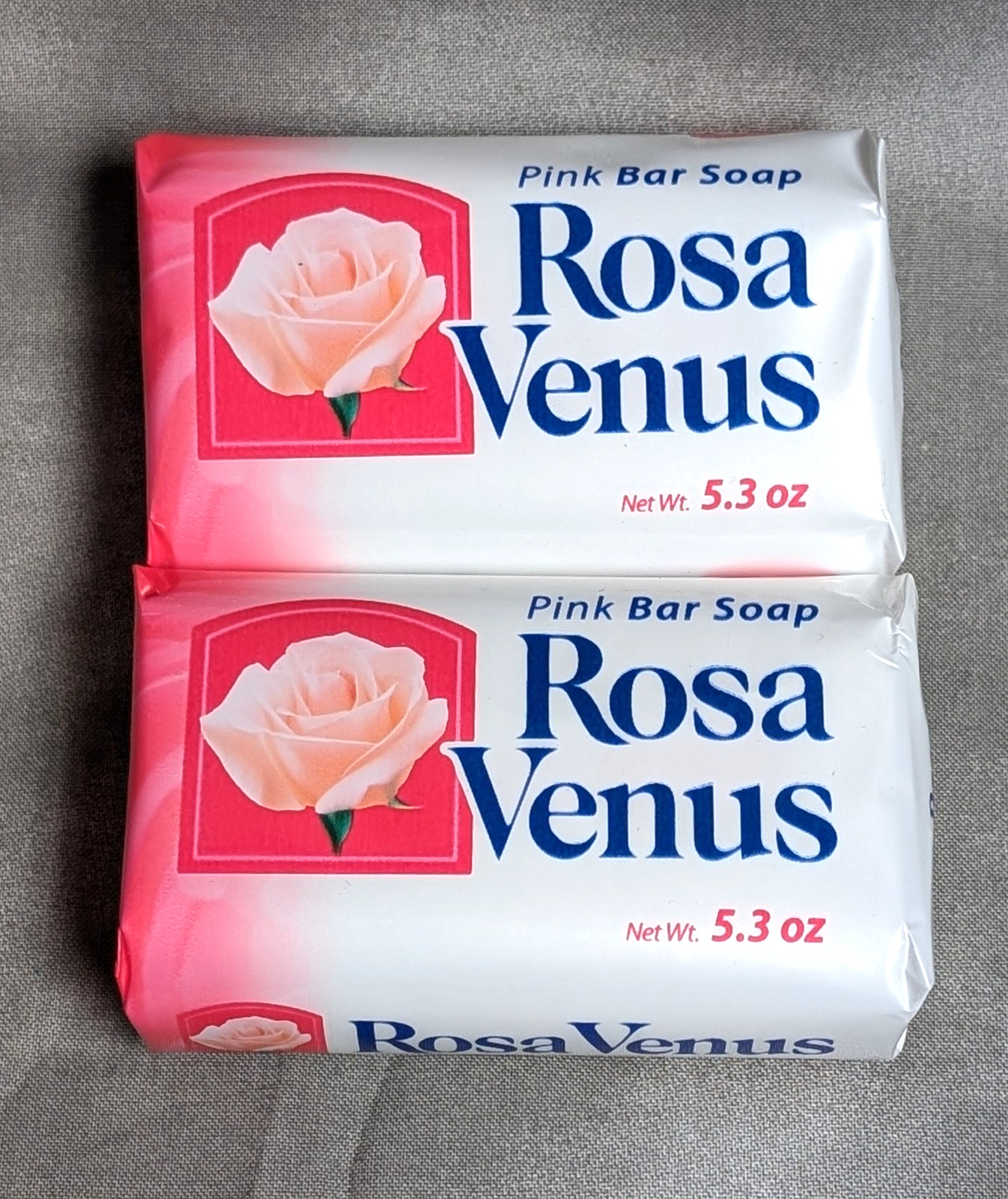 Jabon Rosa Venus Pink Classic 2 Bar Soap 150 g / 5.3 oz
