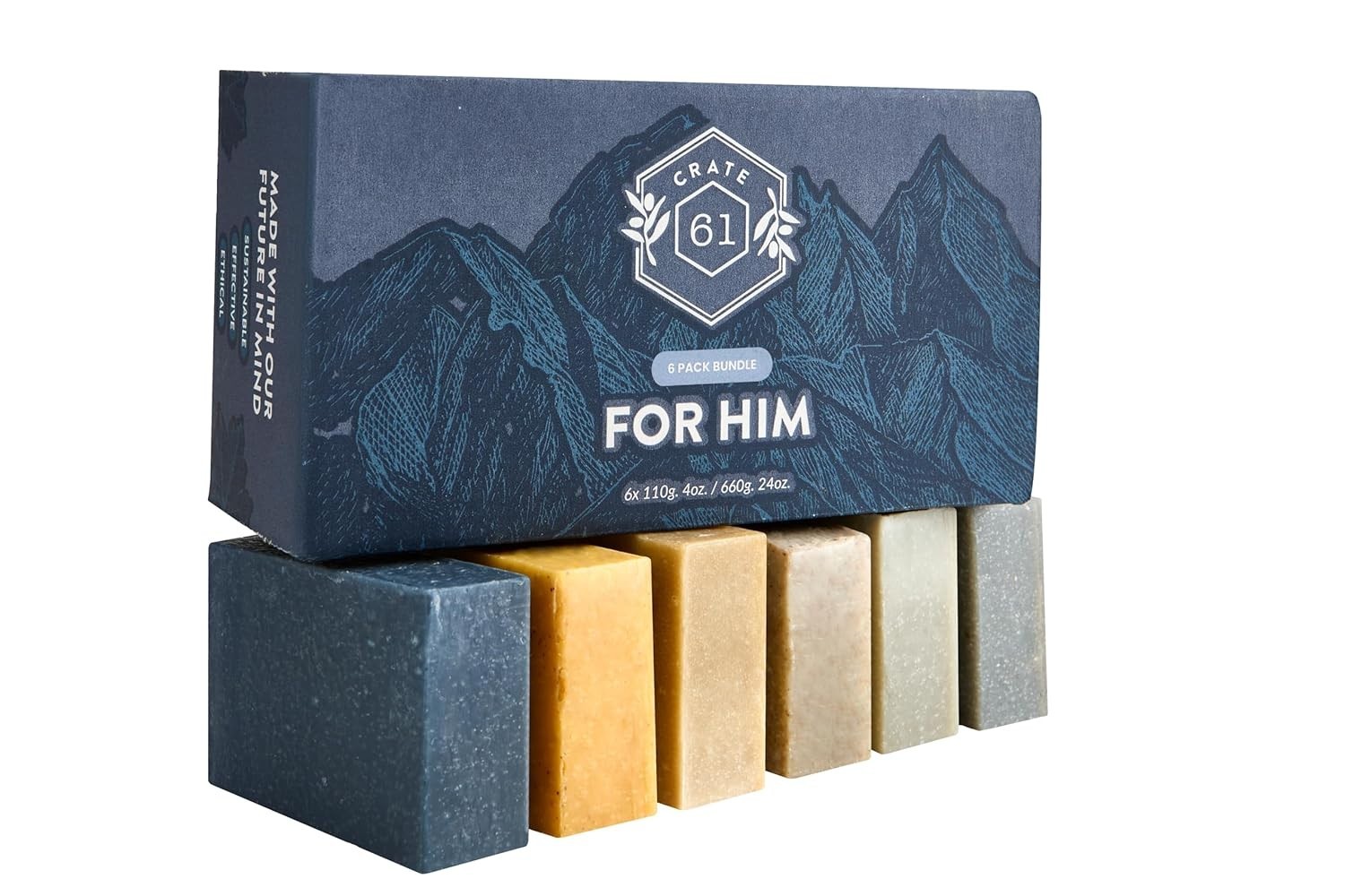 6 Handcrafted Bar Soaps with Essential Oils – Perfect for Healthy Skin