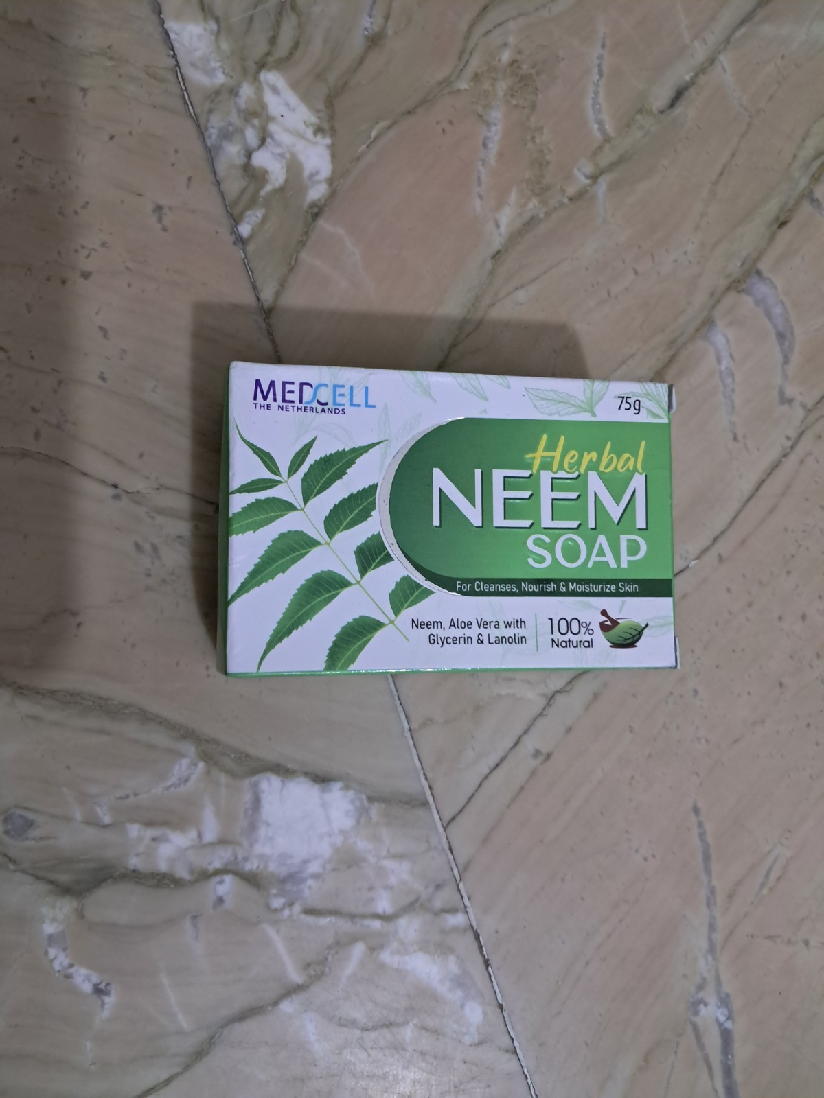 Neem Anti Scabies Soap 1 Pack – Powerful Mite & Egg Removal Treatment.