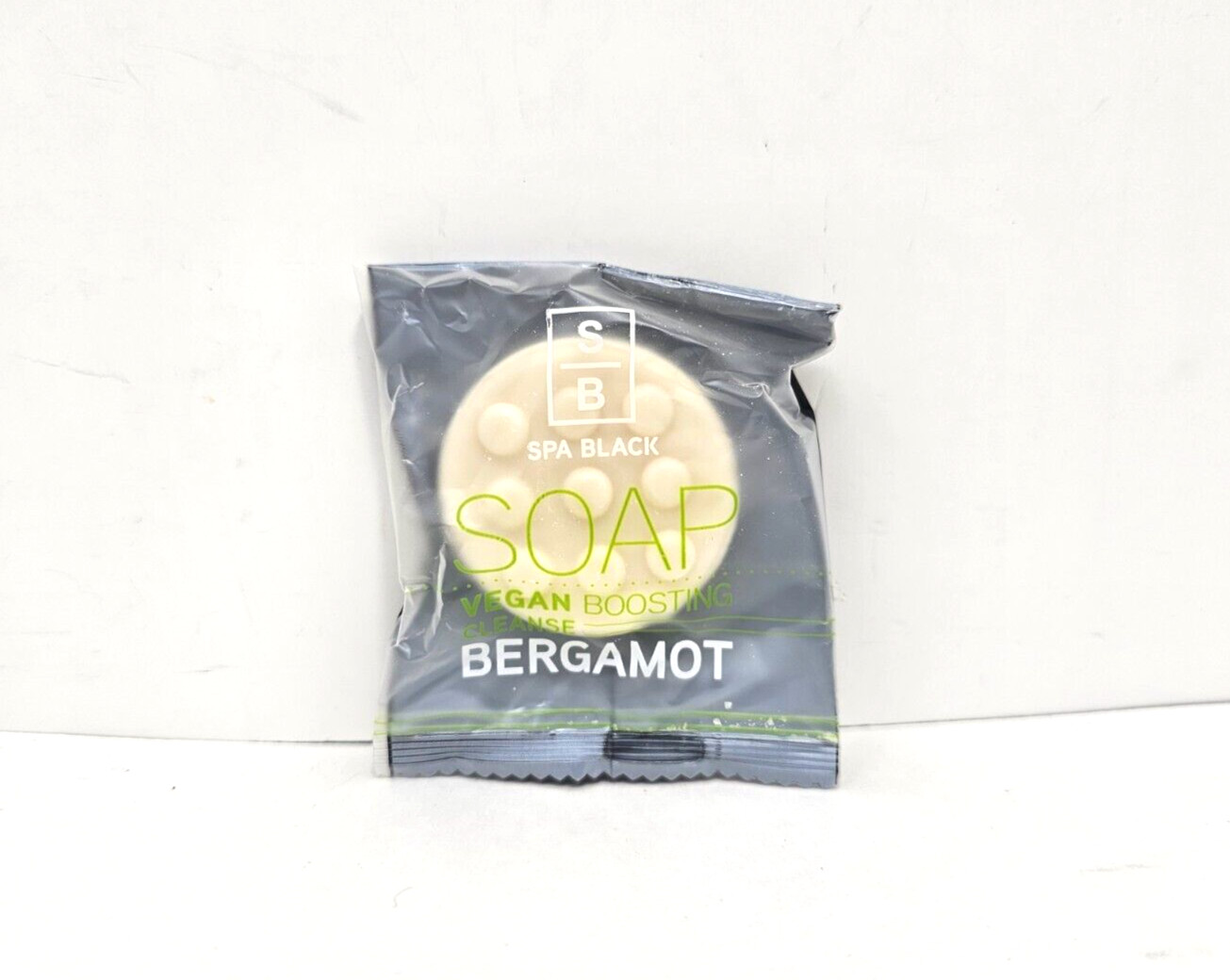 Spa Black Vegan Boosting Body Soap Cleanse Bergamot Flow Wrap Lot of 150 NEW