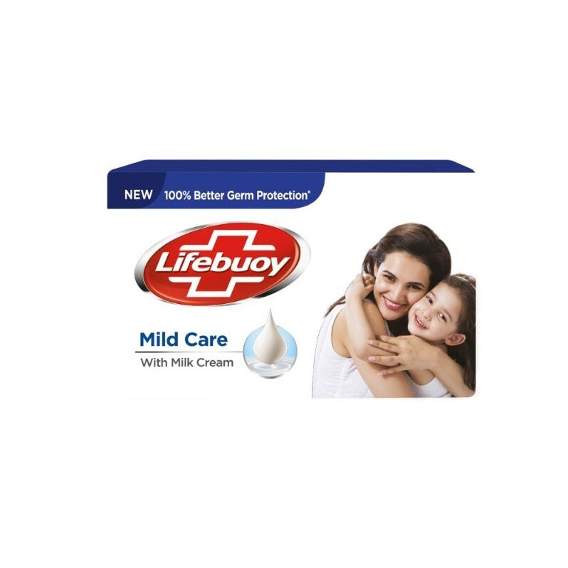 Lifebuoy soap pack of 2 Milk cream , Cool fresh 100g Bathing New germ care free