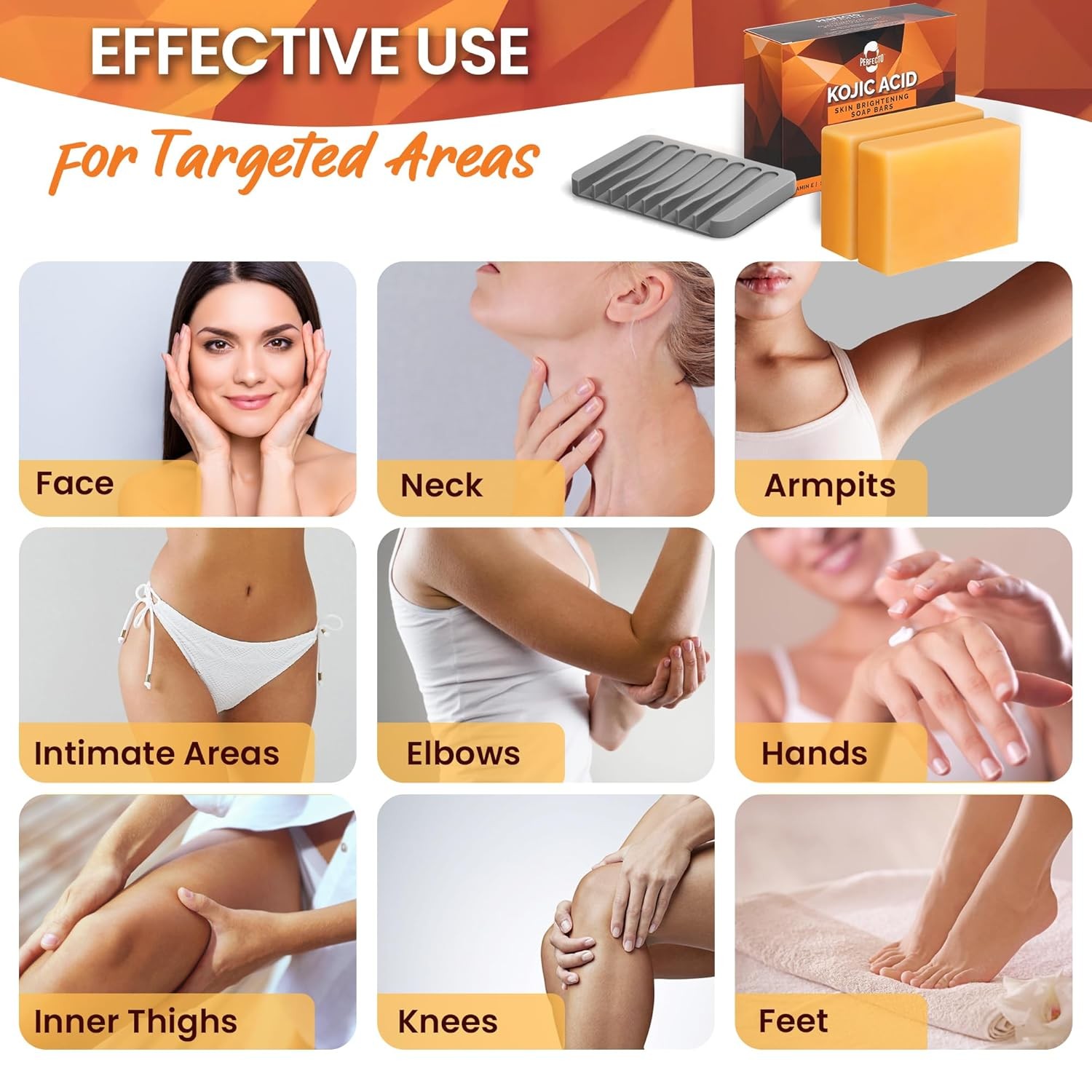 Perfecto Kojic Acid Soap Bar for Hyperpigmentation – All-Natural Kojic Acid Turm