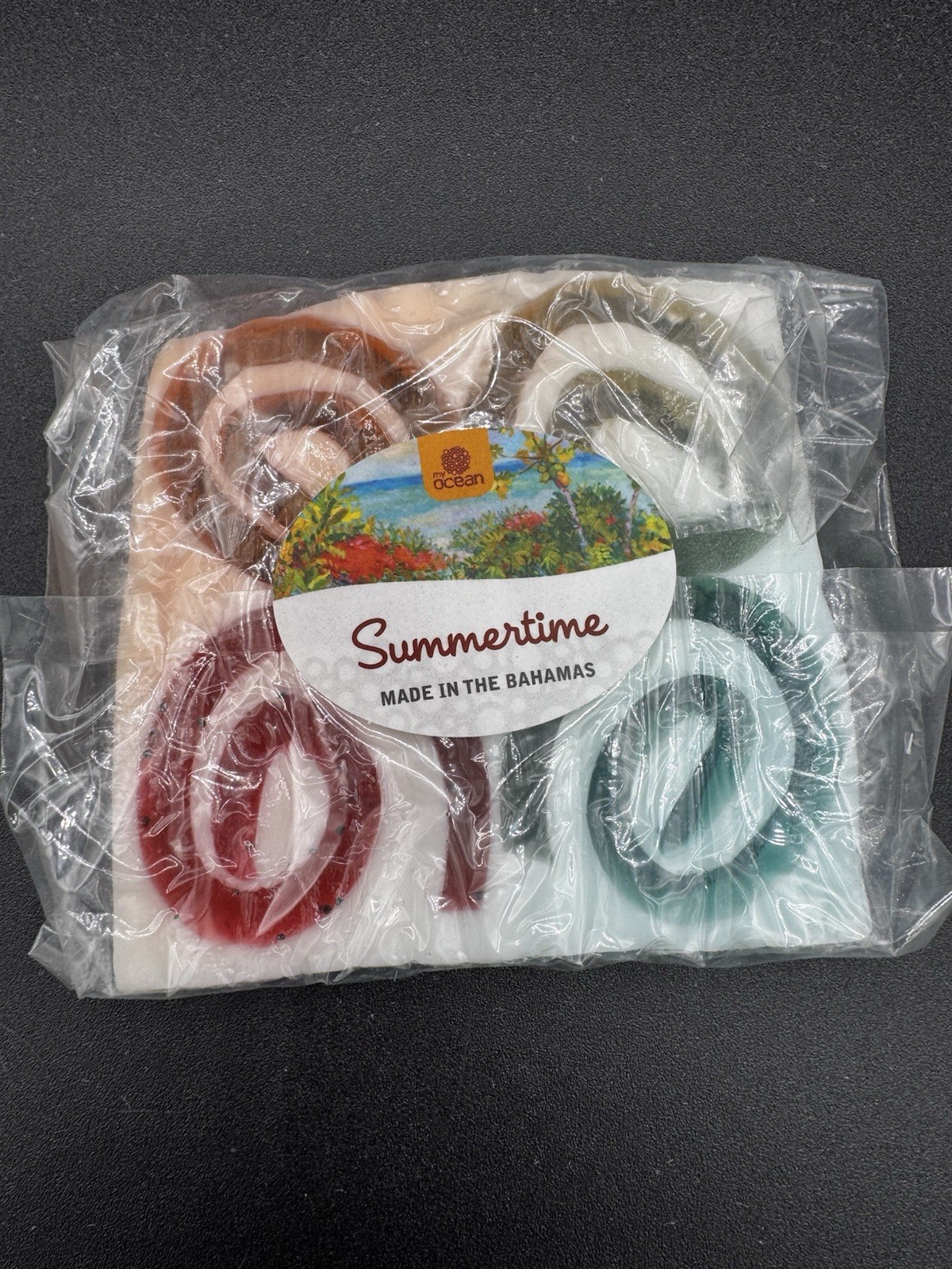 my ocean Rectangular Unisex Body Bar Soap Multicolor Made in the Bahamas