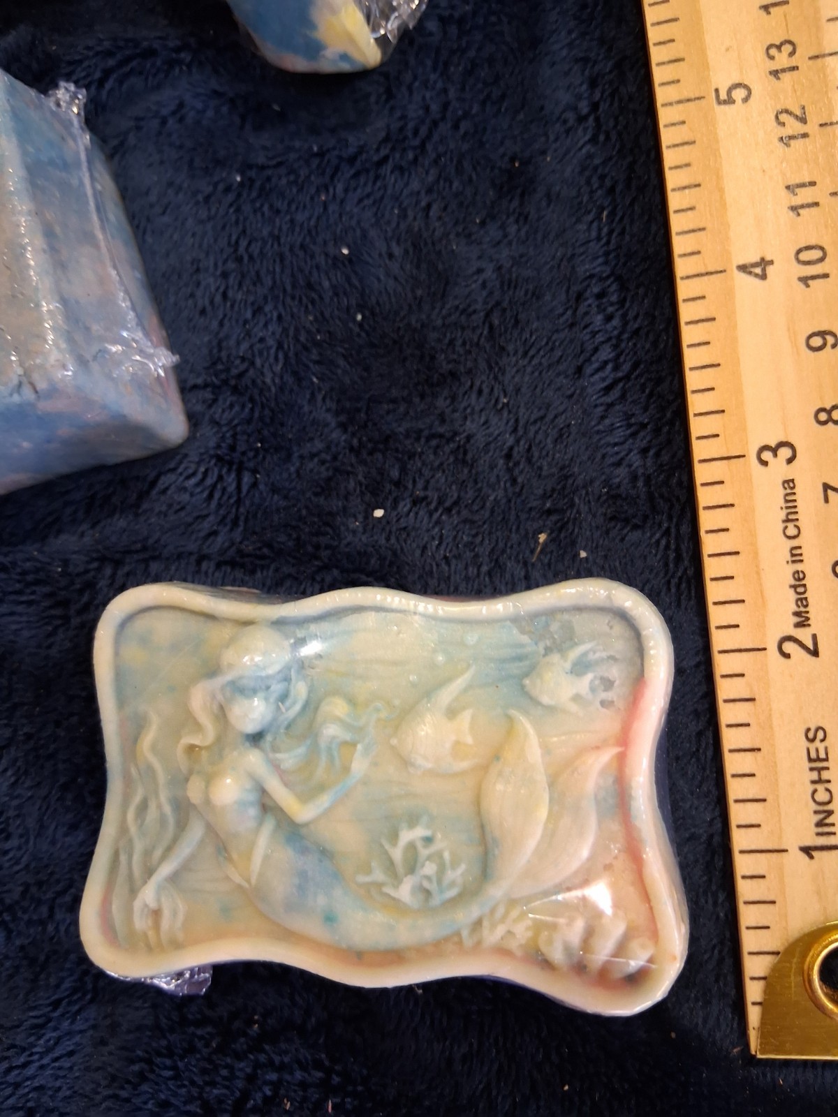 Handcrafted Texas State & Mermaid Goat’s Milk Soap Variety Lot 1.30 lbs 4pc