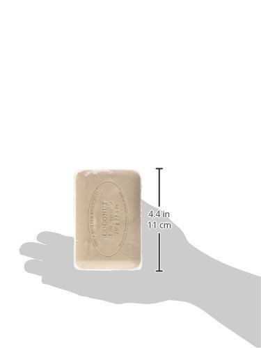 Pre de Provence Coconut French Artisan Soap 8.81 Ounce Luxurious Moisturizing…