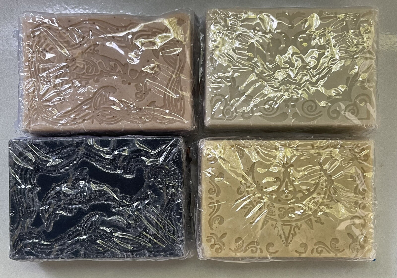 Rainbow Tree Energy Handmade Hemp Soap Sandalwood Lavender Charcoal 3.8 Ounces
