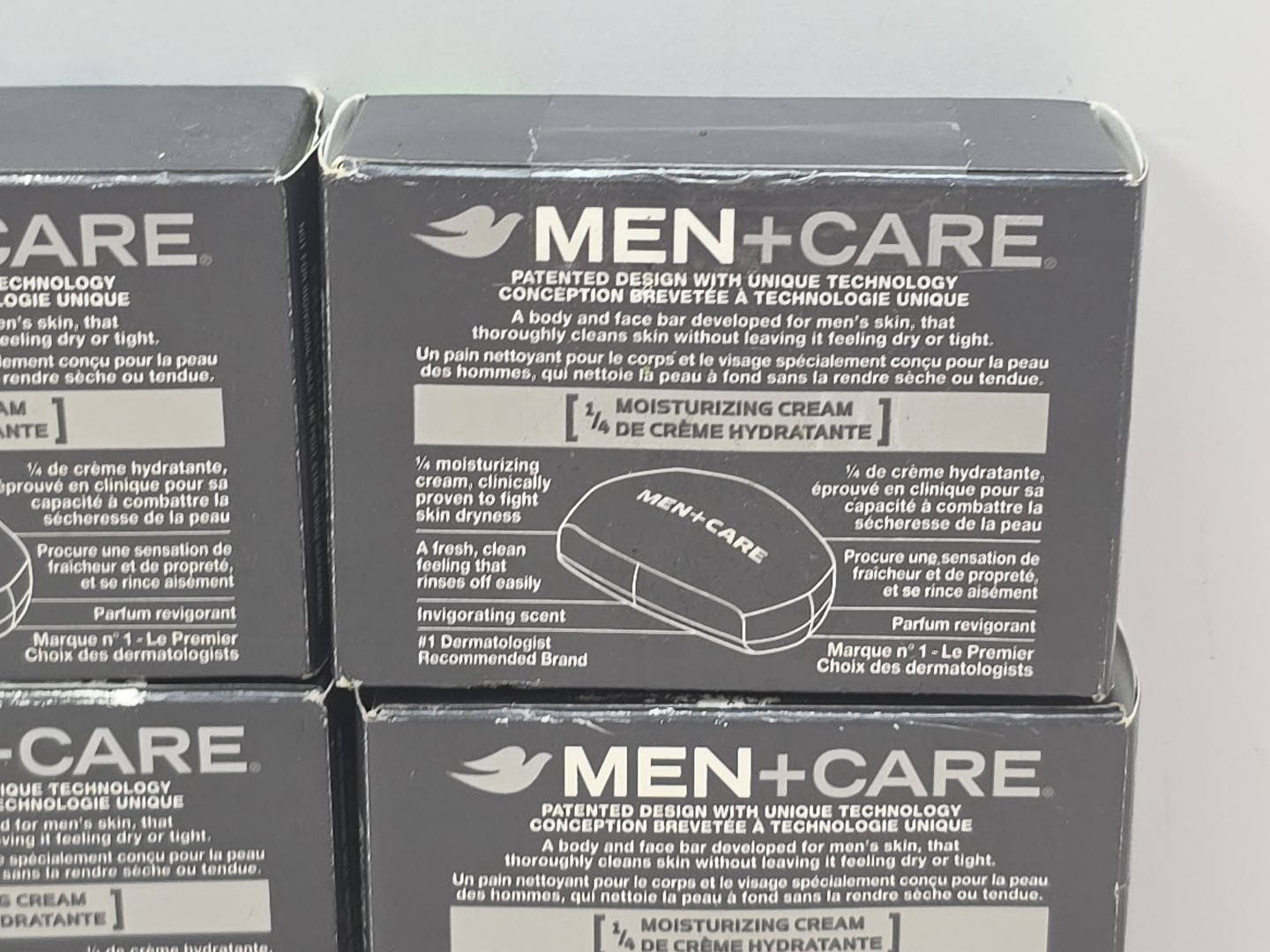 Dove Men+Care Extra Fresh Body Face Bar Soap Lot of 4 Brand New Sealed