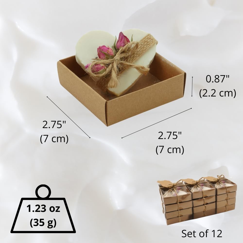 Soap Favors, Handmade Soaps with Blank Tags for Wedding, Baby
