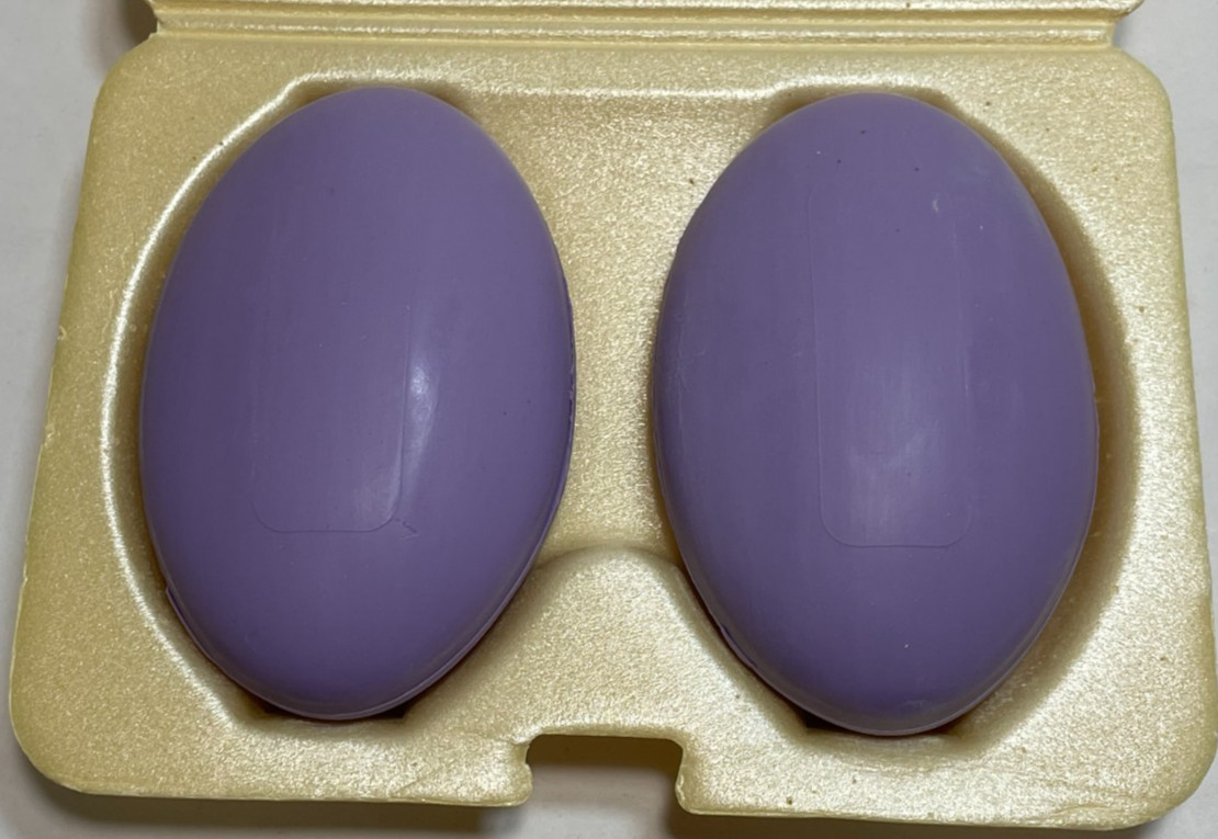 NOS – Vintage 1980 Avon Violet Perfumed Soaps 2 Oval Bars 3 Oz. Each
