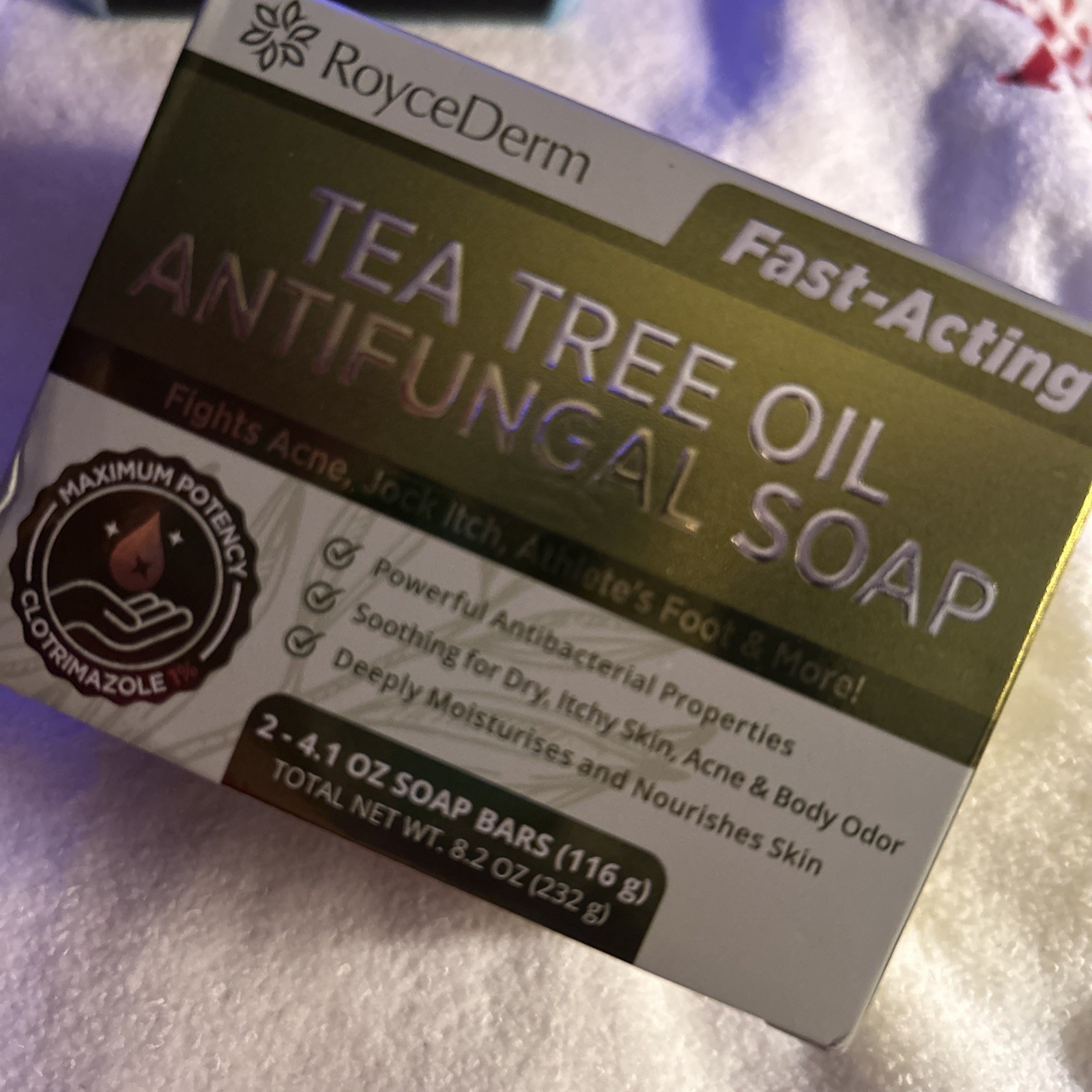 Tea Tree Oil Antifungal Soap Royce derm