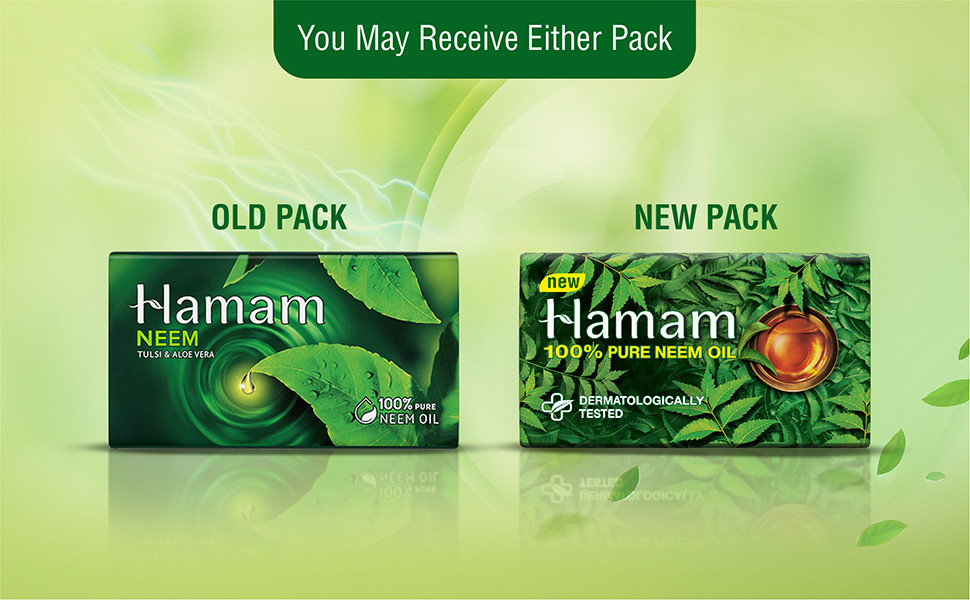 New Hamam 100% PURE NEEM OIL Soap Bar Natural Bath-150Gram – Free Ship
