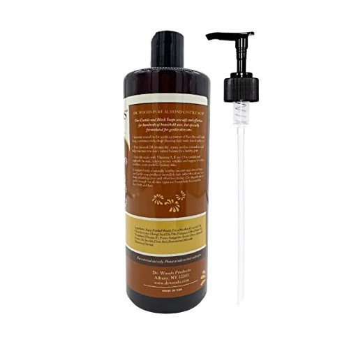 Dr. Woods Naturally 100% Pure Original Almond Castile Liquid Soap 946mL 32 fl oz