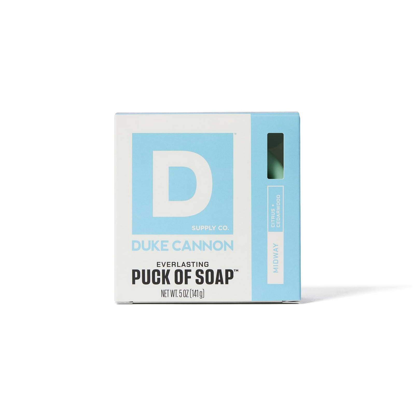 Duke Cannon Supply Co. Bar Soap Puck – Men’s Rounded 5 Ounce (Pack of 1)