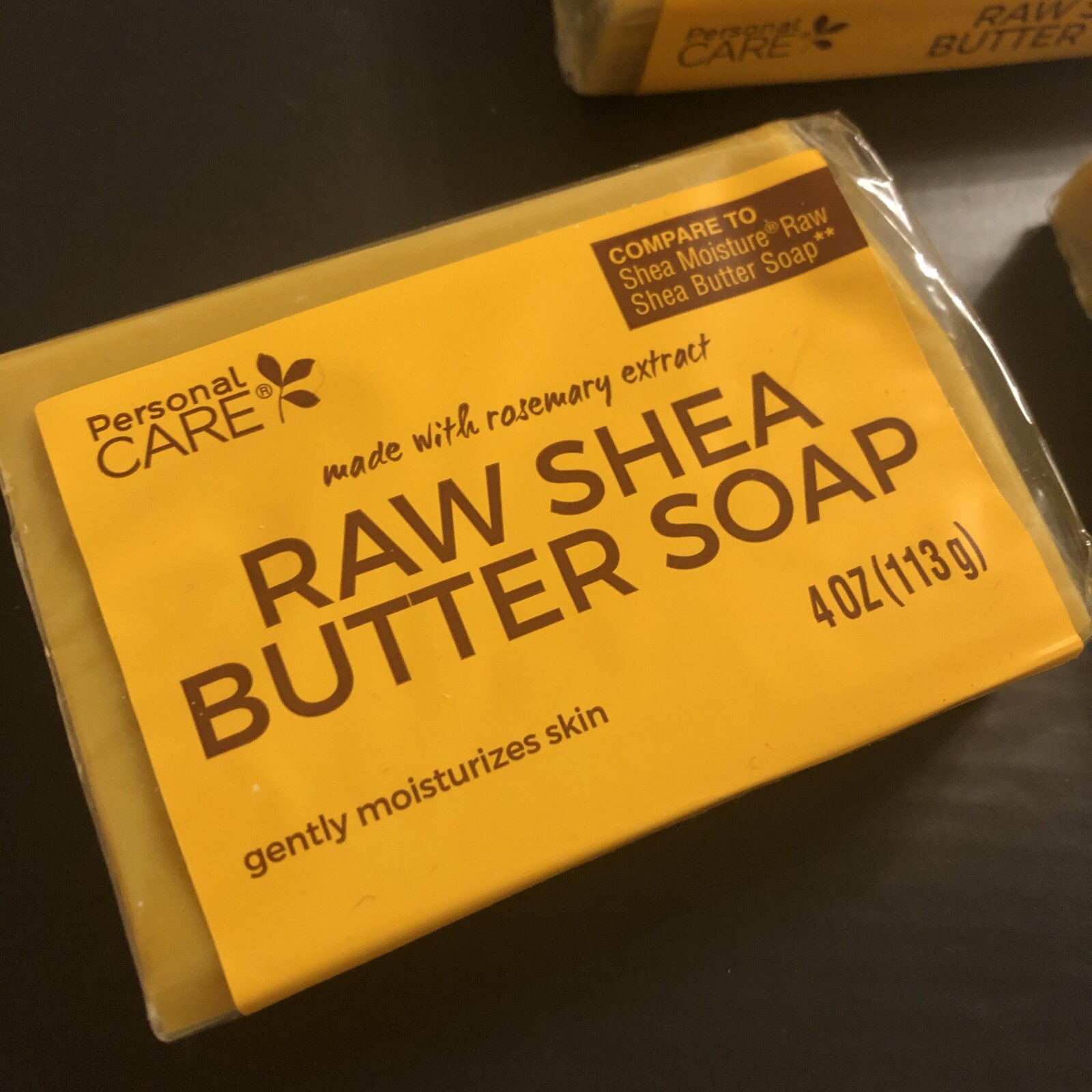 Raw Shea Butter Soap Moisturizes with Rosemary 4 oz Personal Care – Lot of 3