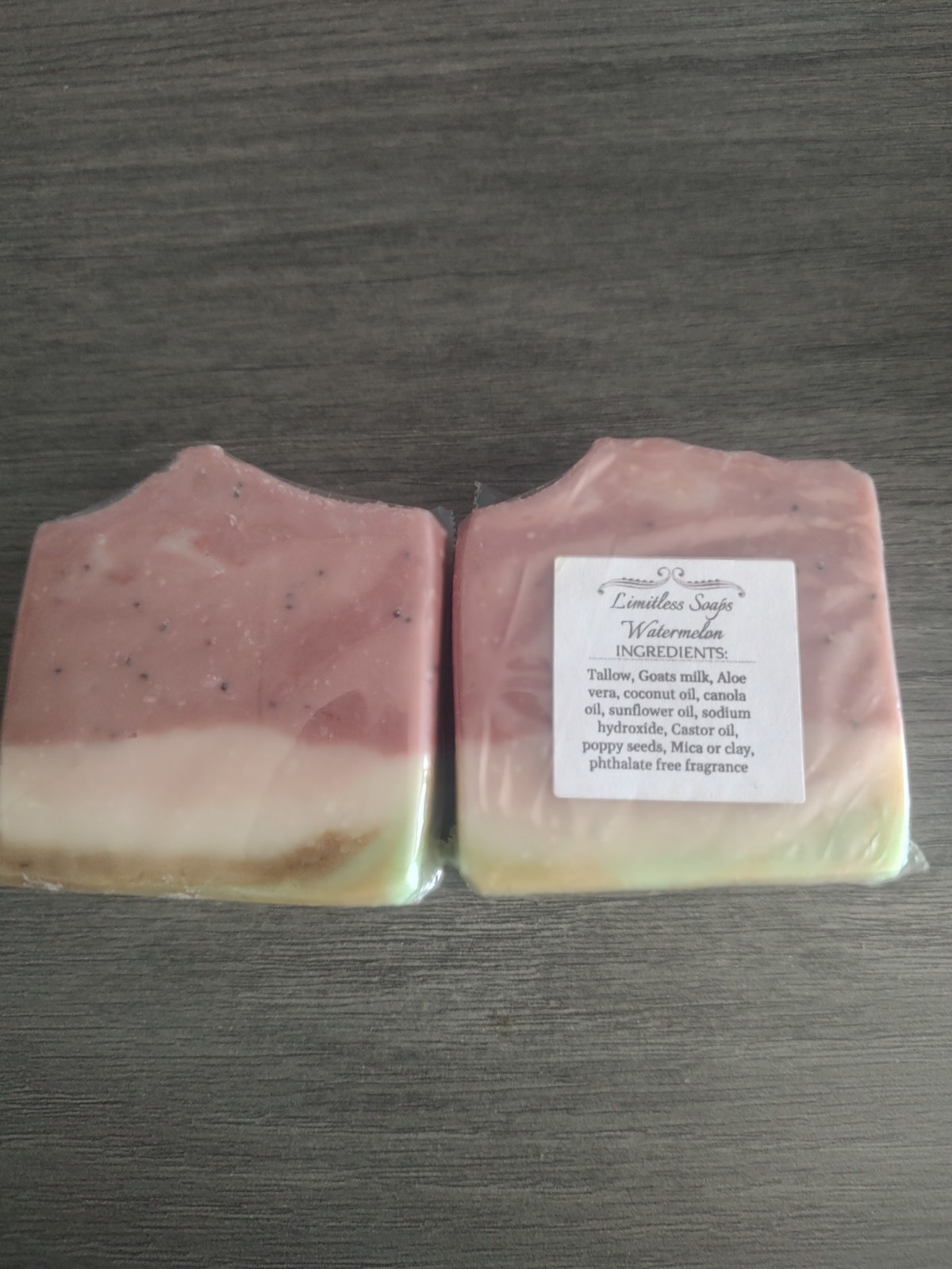 Handmade Goat Milk Tallow Soap 3 Pack Bundle