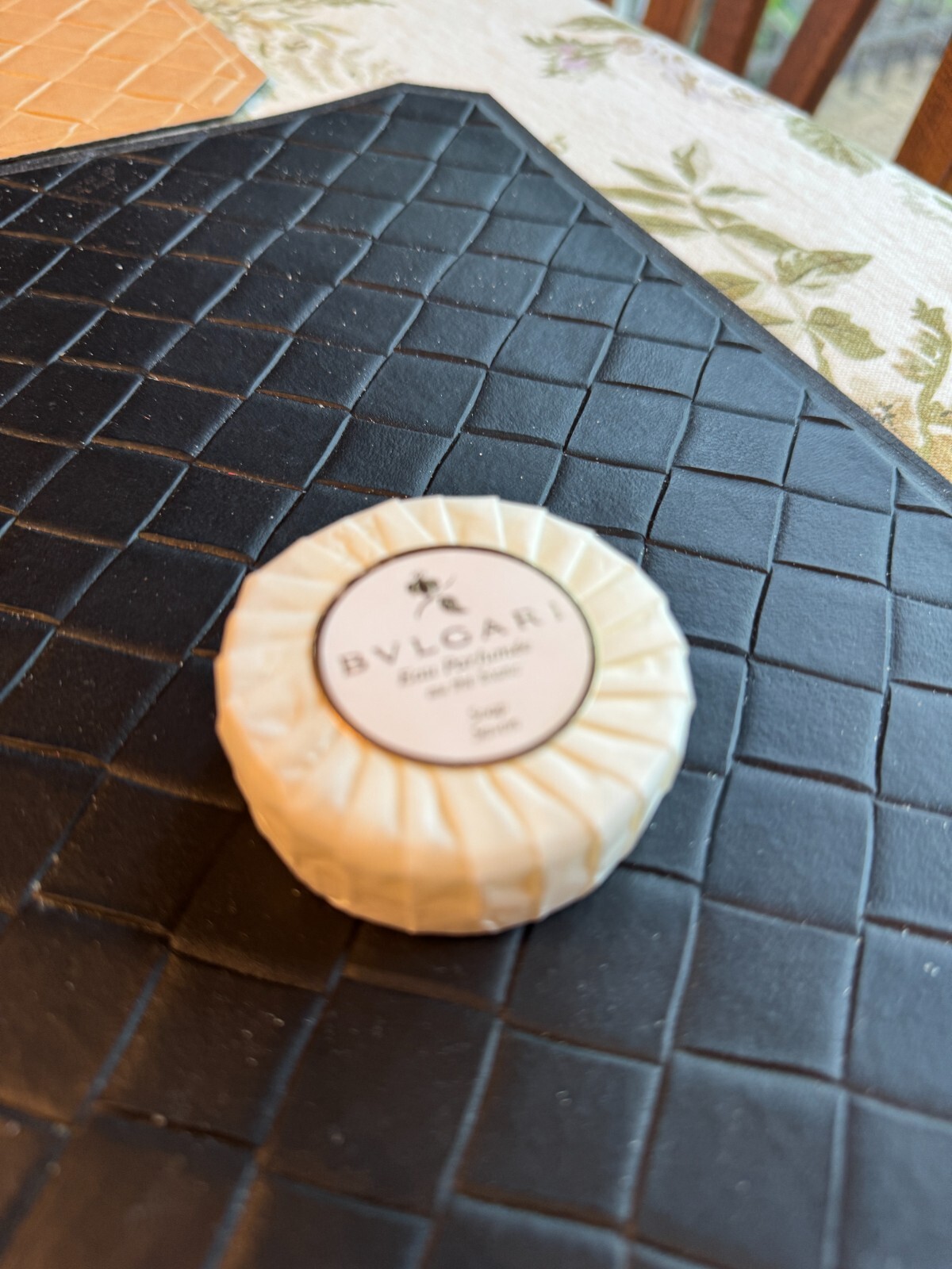 Bvlgari Eau Perfumee au the blanc Round Soap 1.7 oz New
