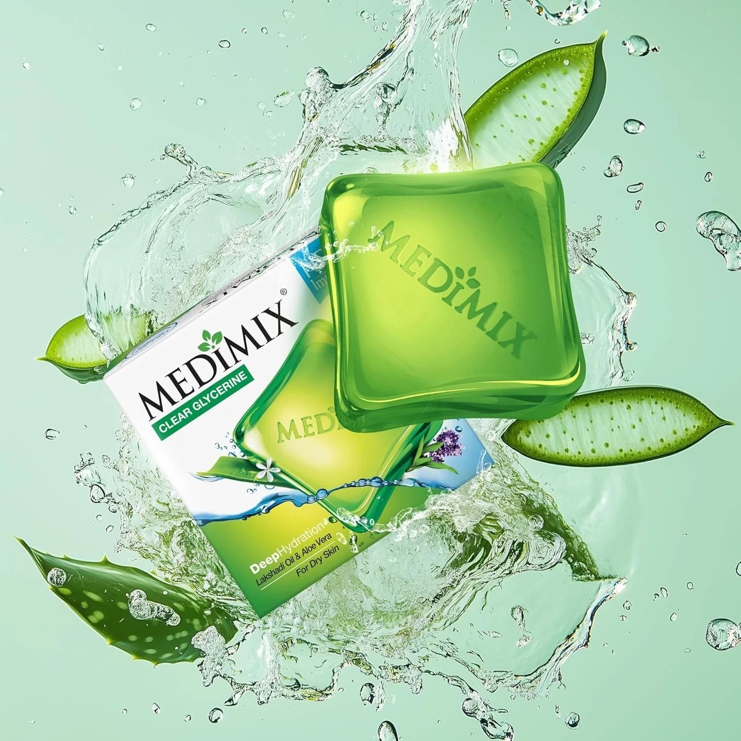 Medimix Clear Glycerine Bathing Bar Soap Pack of 4x100g Each Packs For Unisex g1