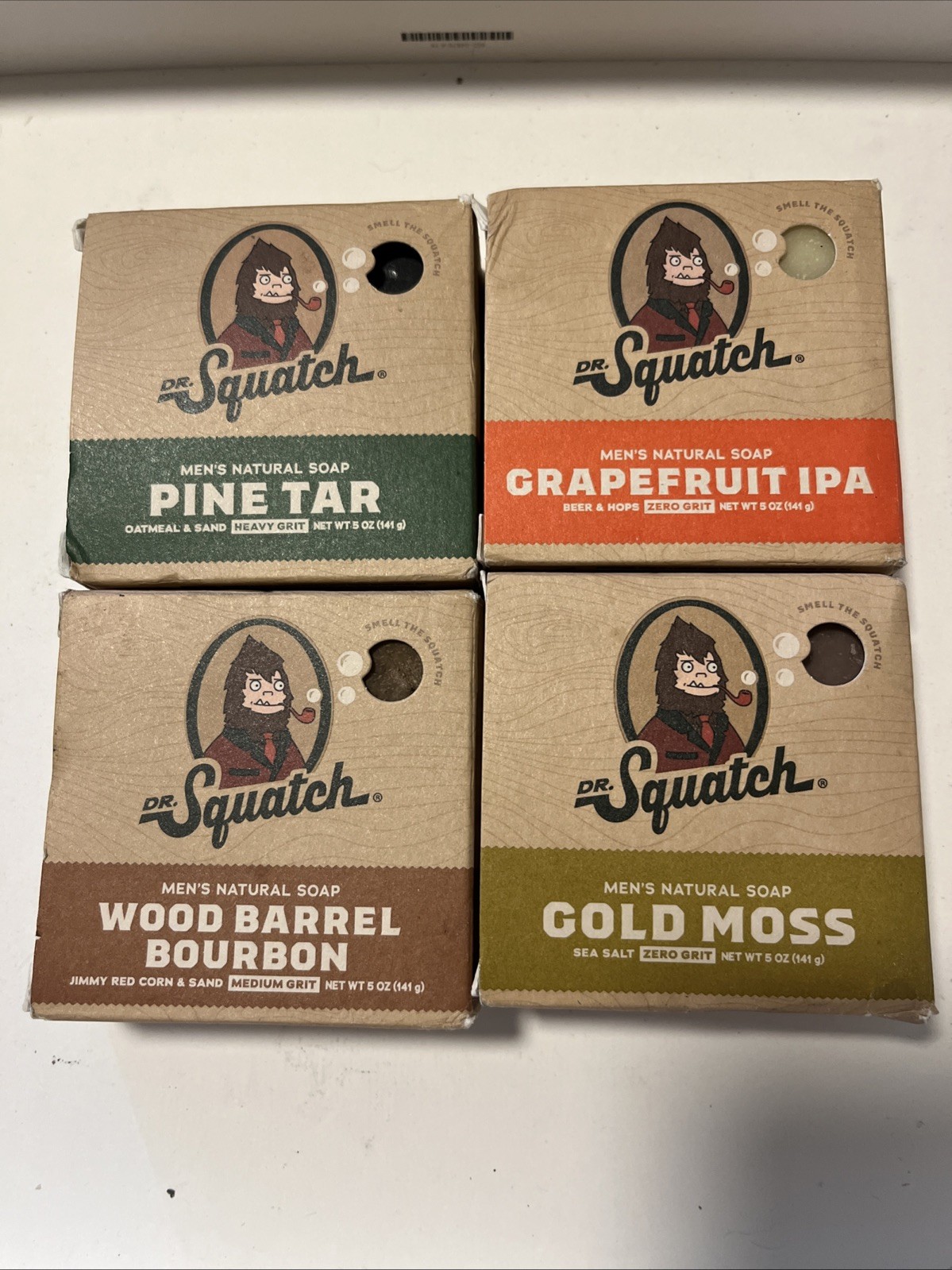 lot of 4Dr. Squatch Pine Tar Grapefruit IPA Wood Barrel Bourbon Cold Moss 5oz ea