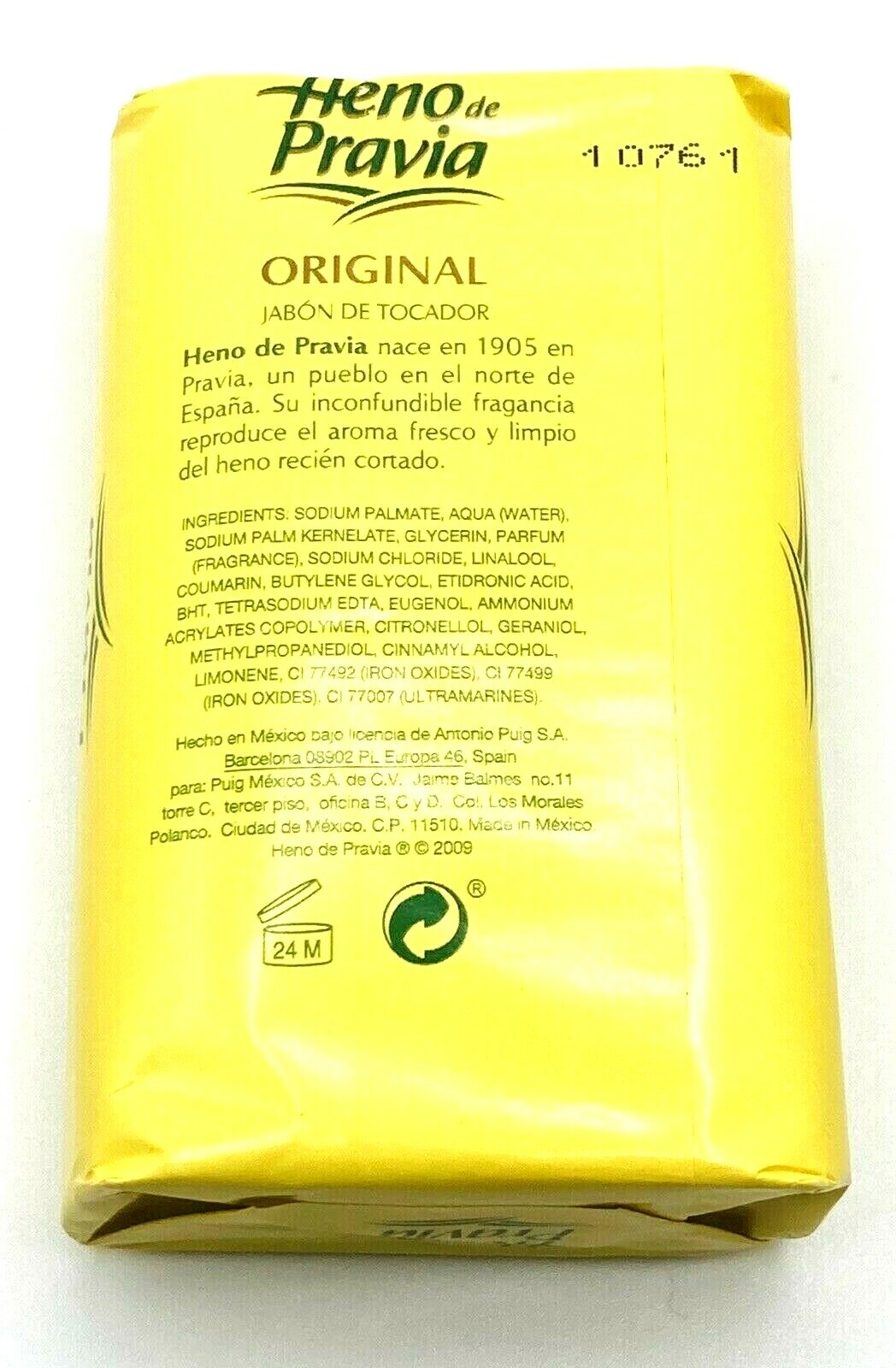 Heno de Pravia Bath Soap 4.1 oz – Original Spanish Natural Scent Bar