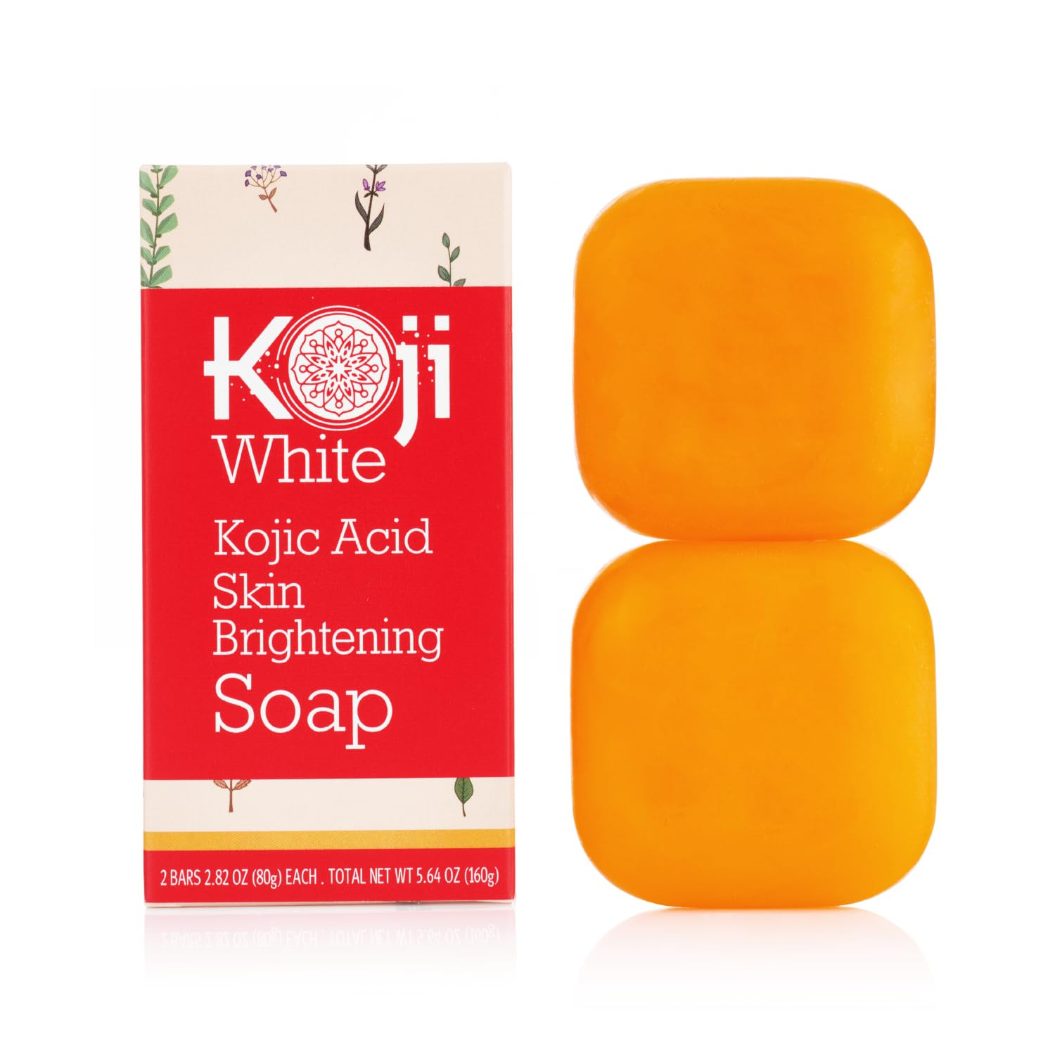 Koji White Pure Kojic Acid Soap | Glycerin Soap Bar for Gentle Skin Brightening