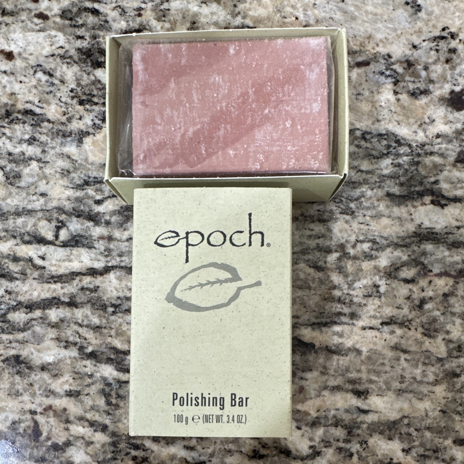 Nu Skin Epoch Polishing Bar Soap Sea Silt Scent Dermatologist Tested 3.4 oz