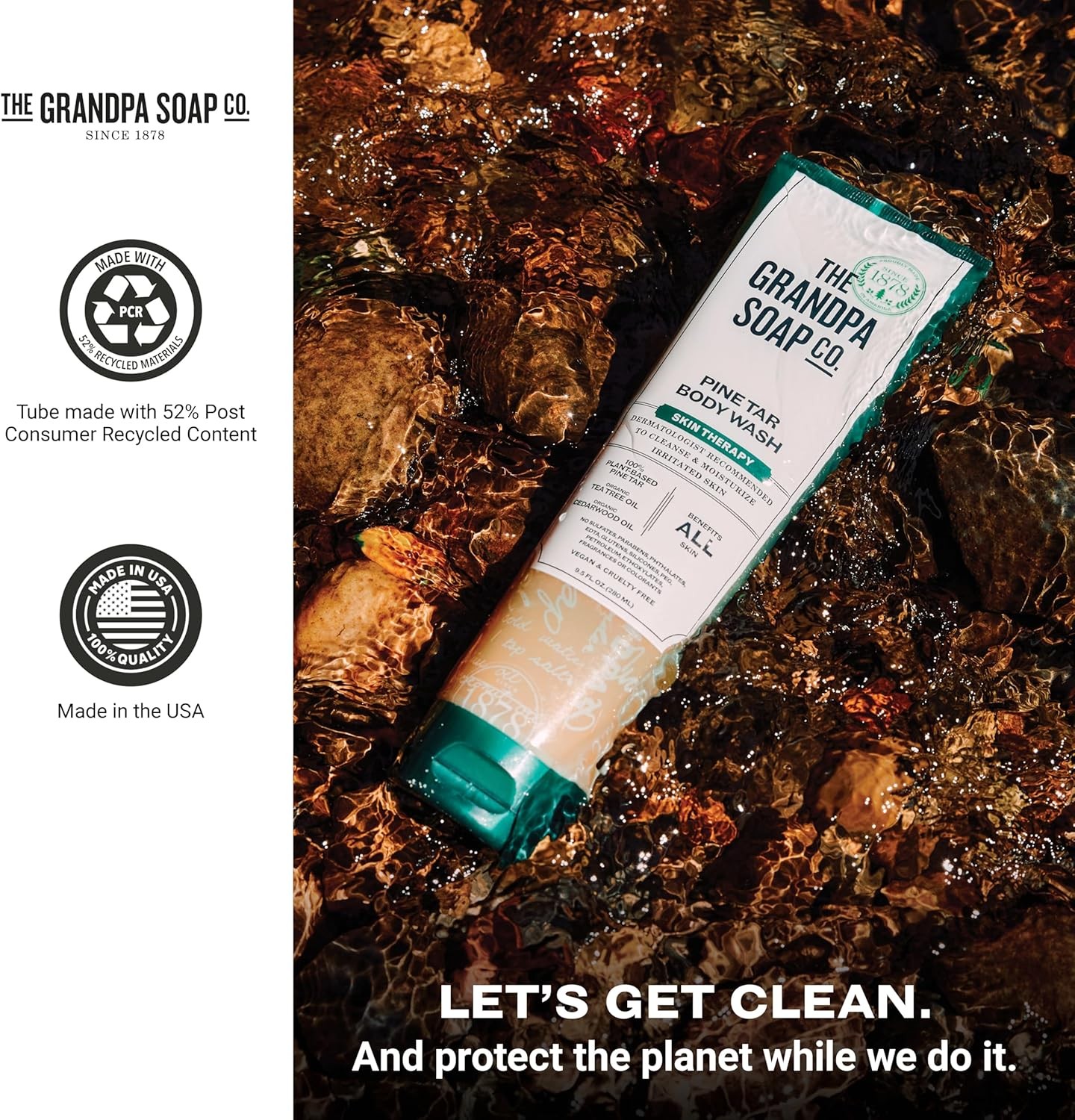 Pine Tar Body Wash – Dermatologist Recommended to Cleanse & Moisturize Irritated
