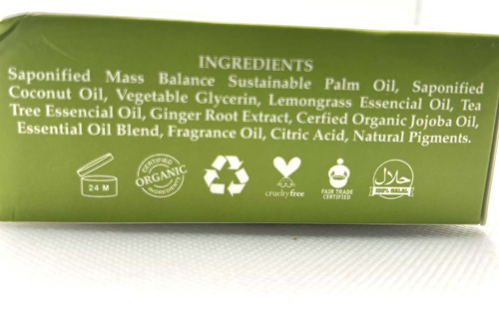 1 Pack Shea Olein Thai & Lemongrass Soap 5oz