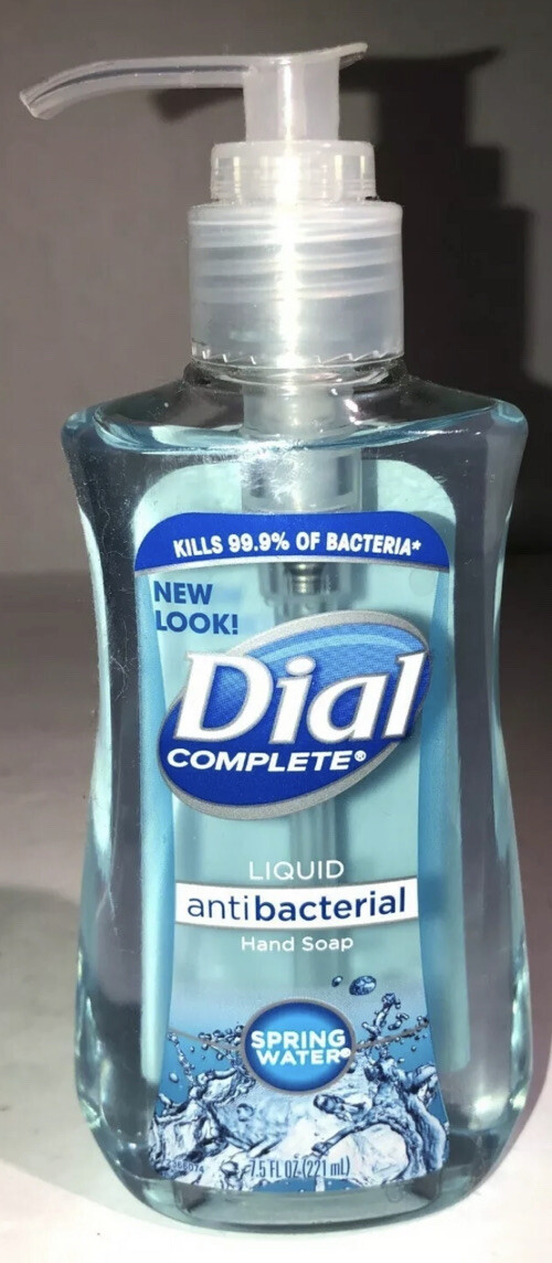 Dial Complete Liquid Hand Soap Spring Water 1ea 7.5FL OZ Blt-RARE-New-Ship24HRS