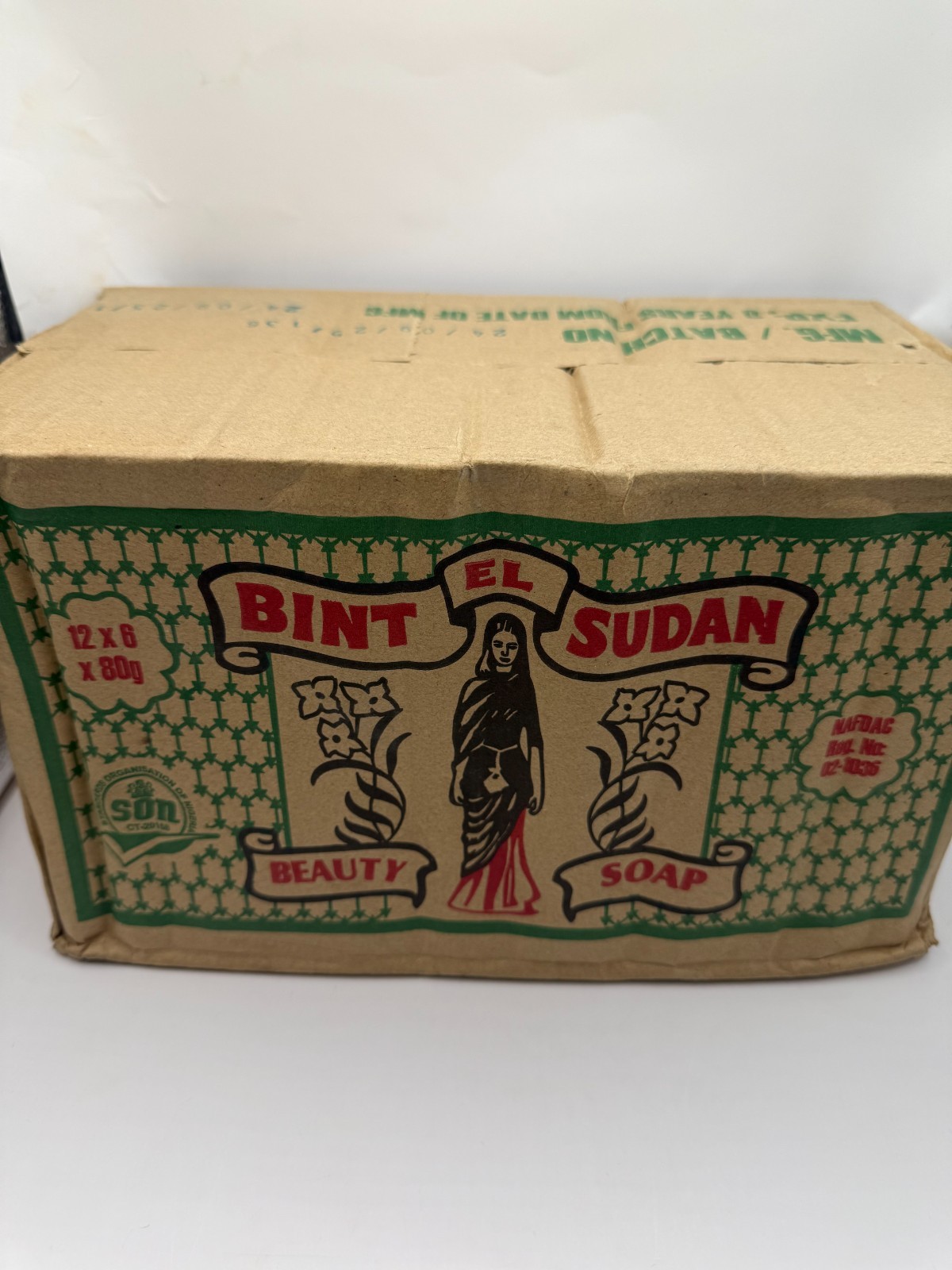 BINT EL SUDAN BAR SOAP 80G. Case of 72 Pieces (72 x 80G)