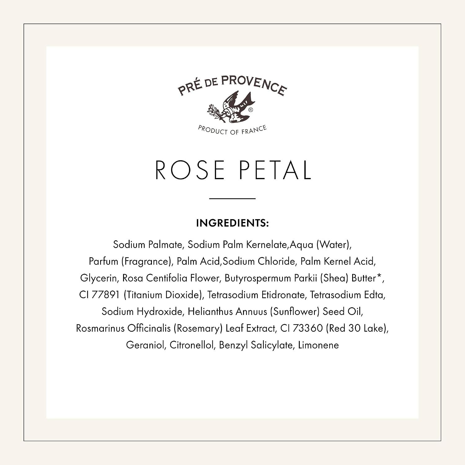 French Crafted Artisan Soap Bar – Rich Rose Aroma & Long Lasting Lather, 5.3 oz