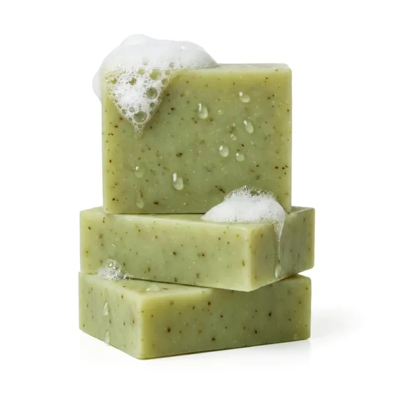 Wakame Scrub Cold Process Soap Bar | Exfoliating Seaweed Handmade Soap
