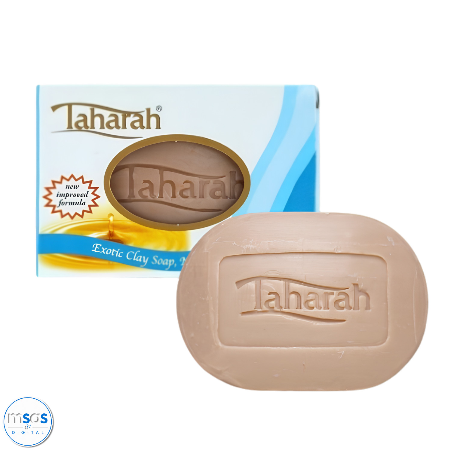 Taharah Clay Soap Muslim Cleansing Bar Natural Hygiene Purification 4 pcs