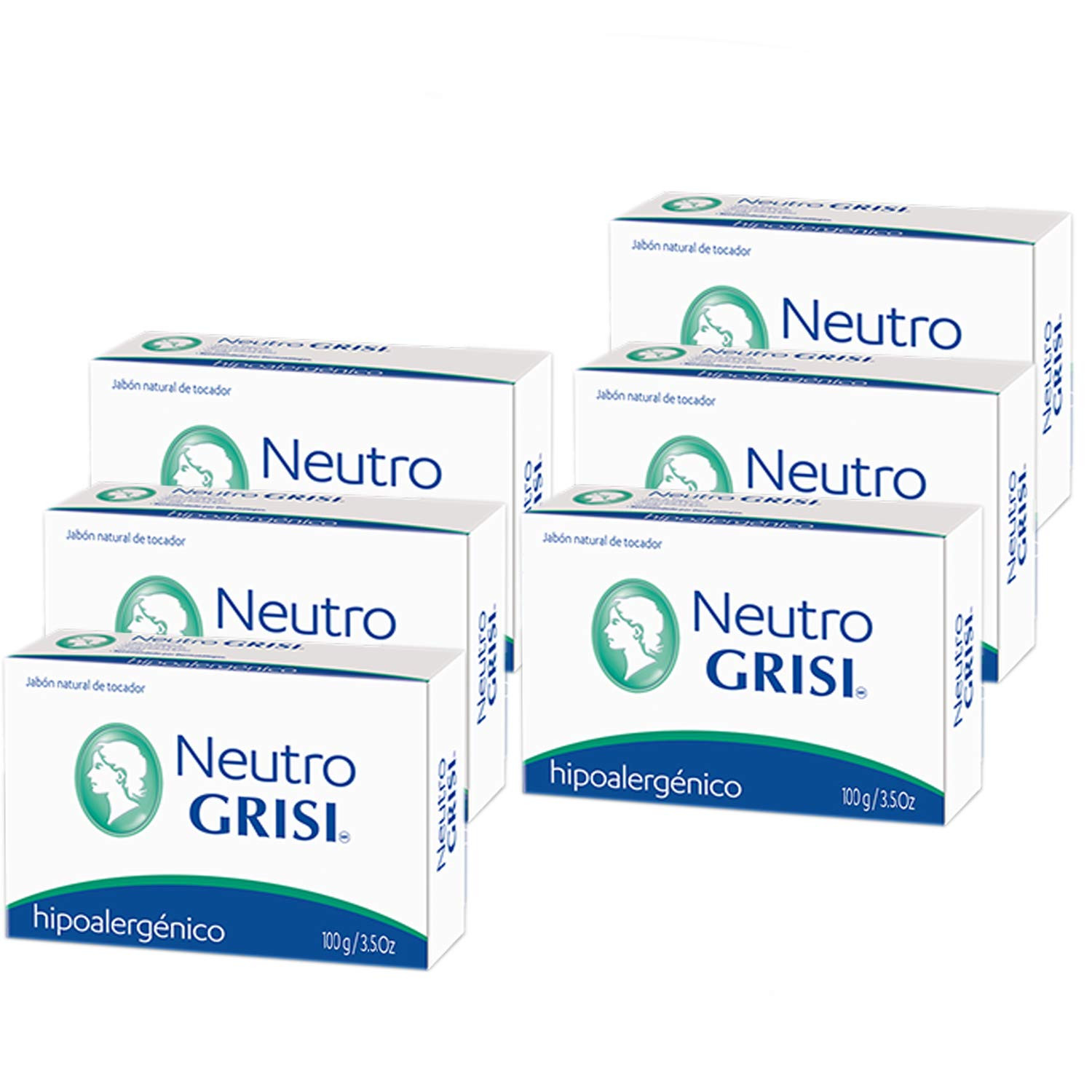 6Pk – Neutral Soap – Hypoallergenic – Jabon Neutro –