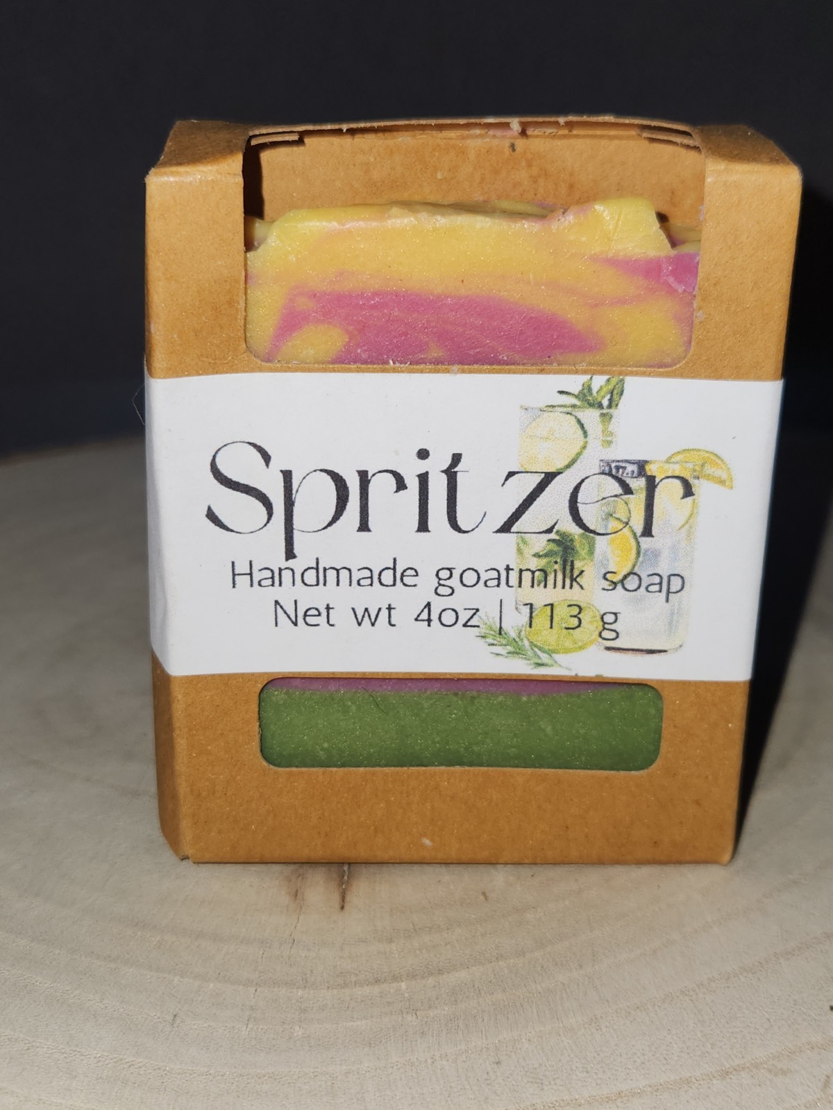 Spritzer-Goat Milk Soap Moisturizing Homemade / Handmade 4oz/113 g Bar