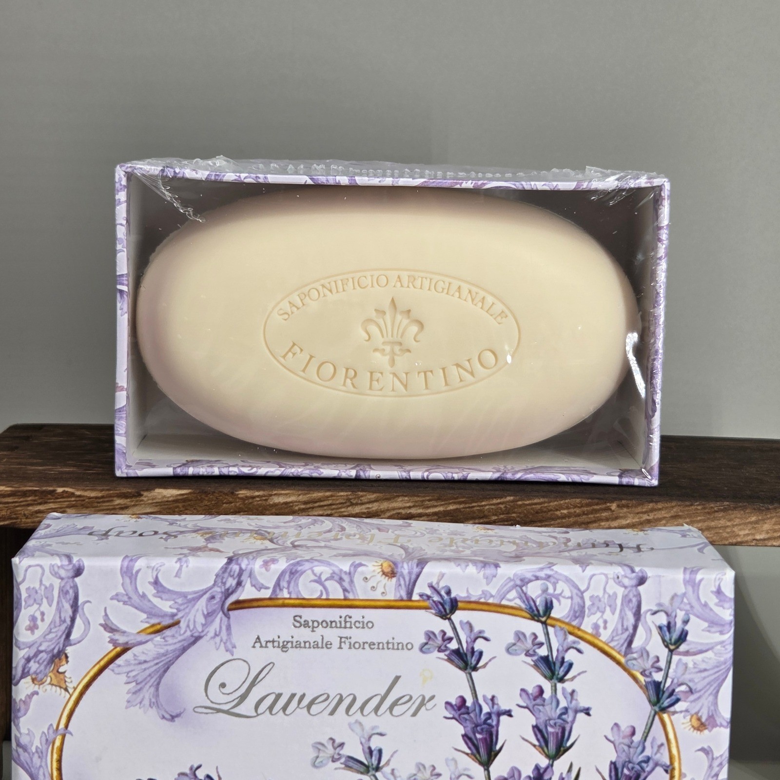 Saponificio Artigianale Fiorentino Lavender Soap 10.5oz Italian Luxury New