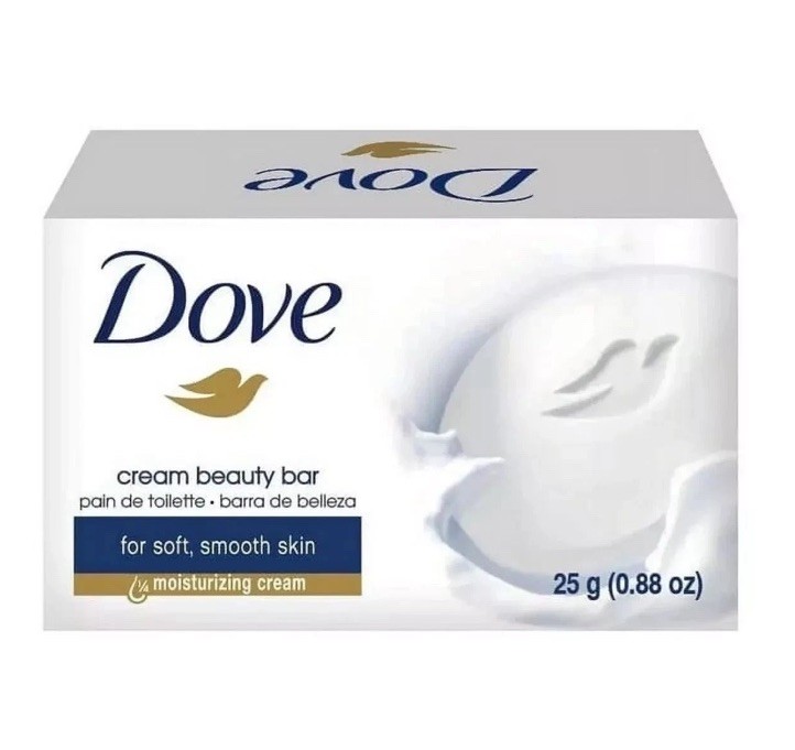 New Dove Cream Beauty Bar Soap Travel Size 0.88 oz each, Travel, Hotel Lot of 14