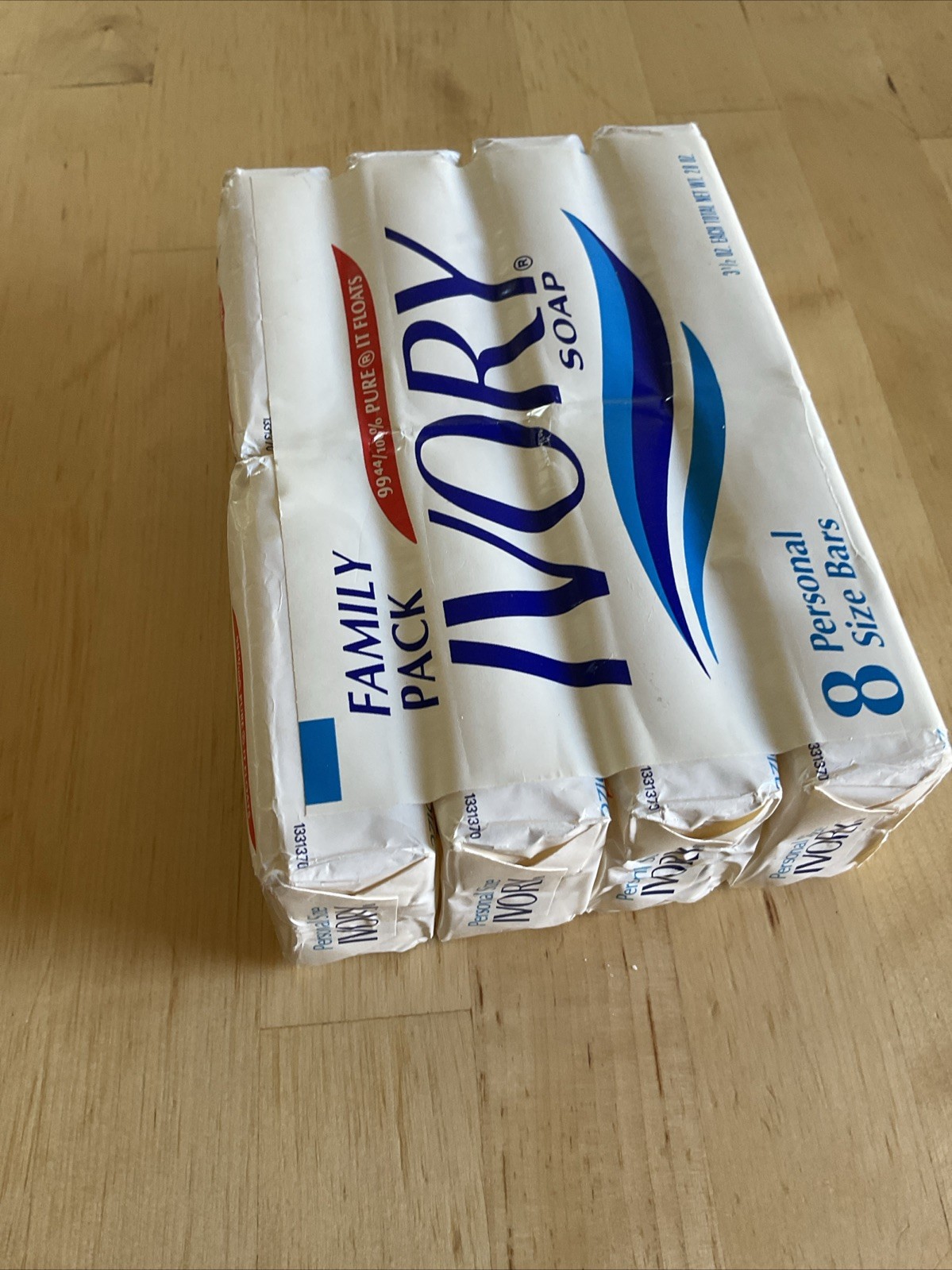 Ivory Soap 8 Personal Size Bars Family Pack 3.5oz Each 28oz Total NOS 1990 Fr S