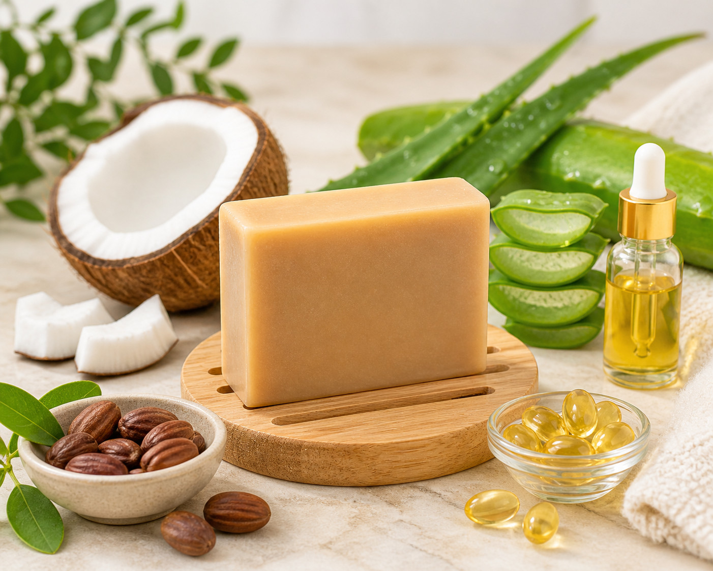 Handmade Soap Conditioning Shampoo Bar w/Coconut Oil & More Natural & Organic