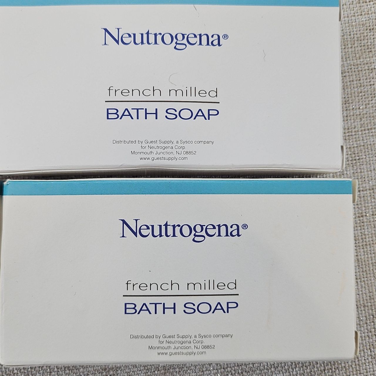Neutrogena French Milled Vintage White Bar Soap New Hotel Amenity