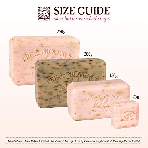 Pre de Provence Artisanal French Soap Bar Enriched with Shea Butter, Honey