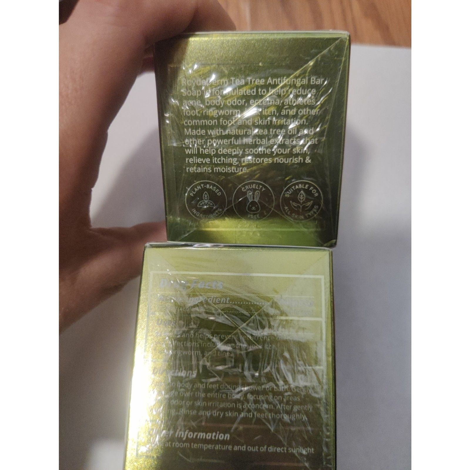 Roycederm Tea Tree Oil Antifungal Treatment Soap For Face & Body 2 Pack X 2