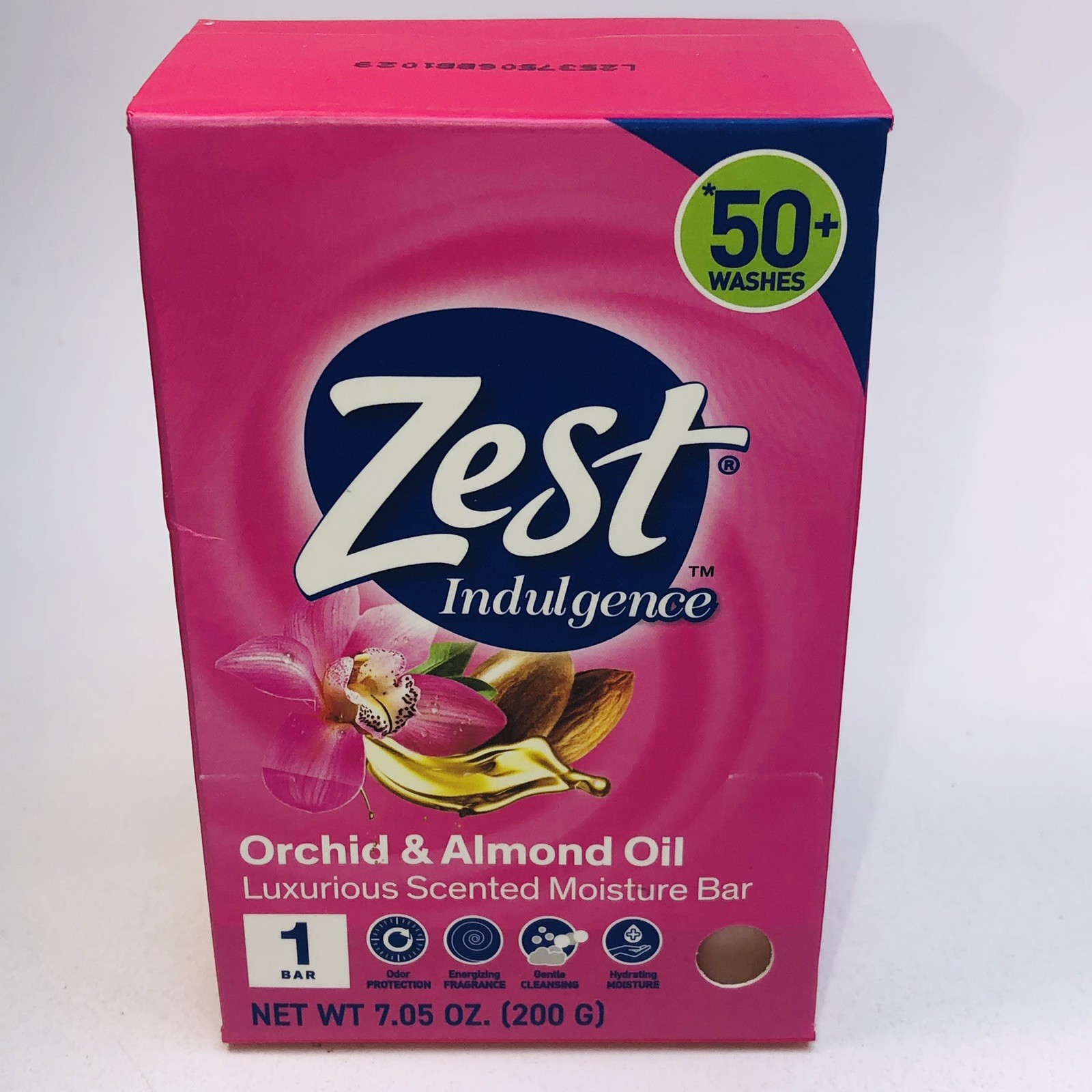 5 ZEST Bar Soap Moisturizing Lush Orchid & Almond Oil Large Bars 7.05oz