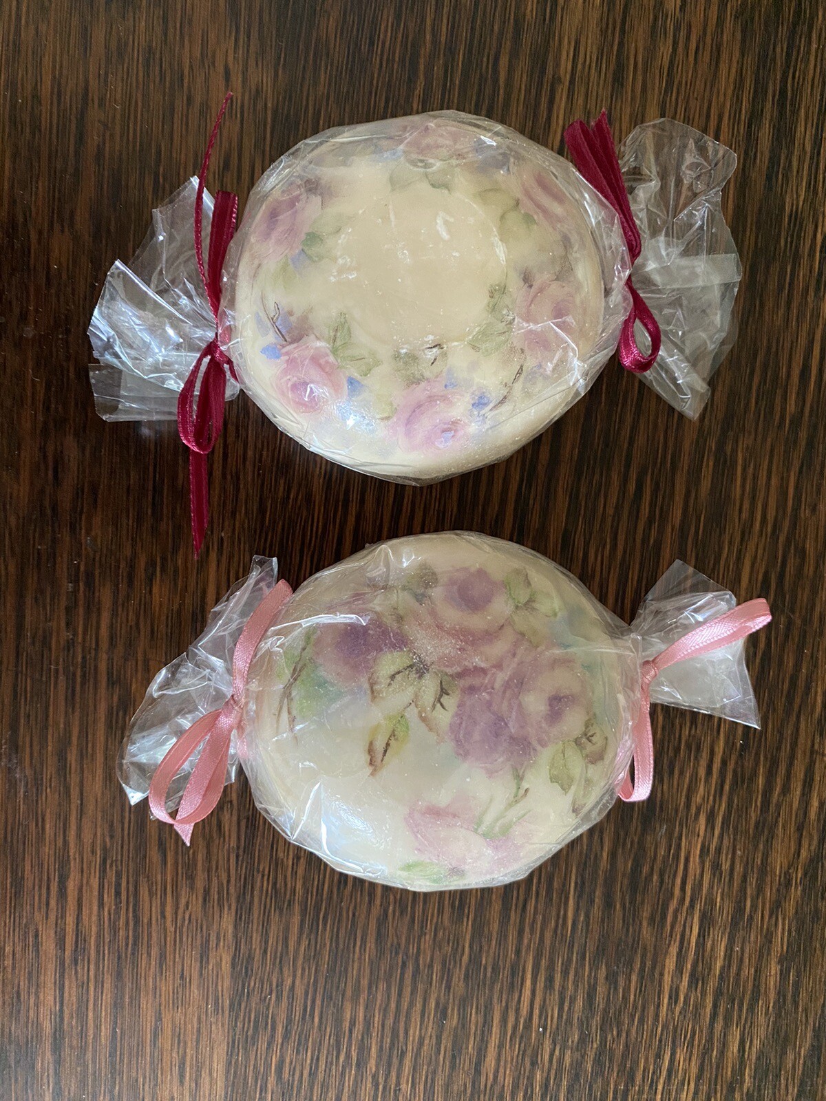 Vintage unique pictorial Beautiful handcrafted Flora Soap – wrapped Set of 2