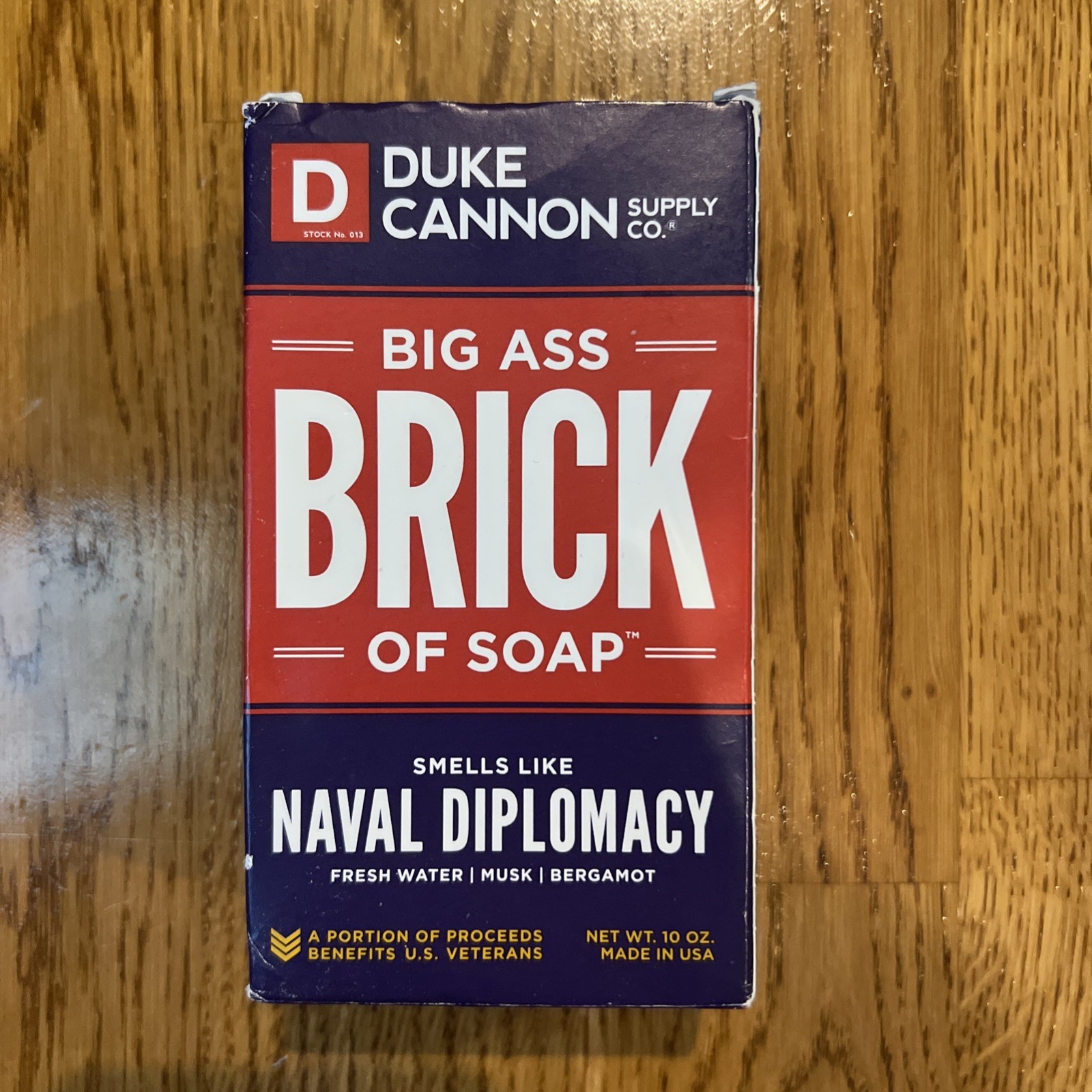 Duke Cannon Supply Co. Big Ass Brick of Soap Naval Diplomacy 10oz – NEW