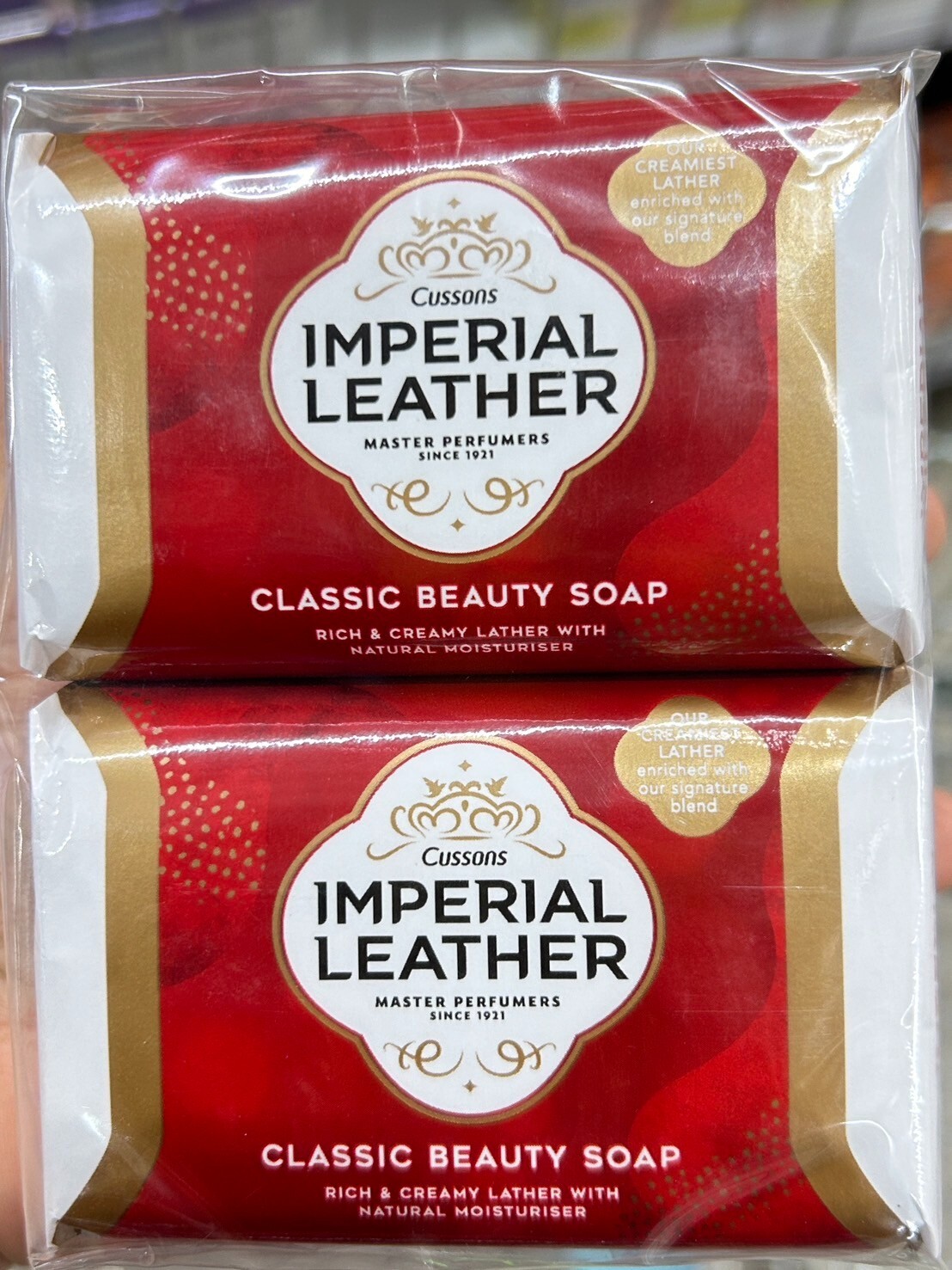 4x95g Imperial Leather Classic Bars Beauty Soap Luxury-scented Bath Body Skin