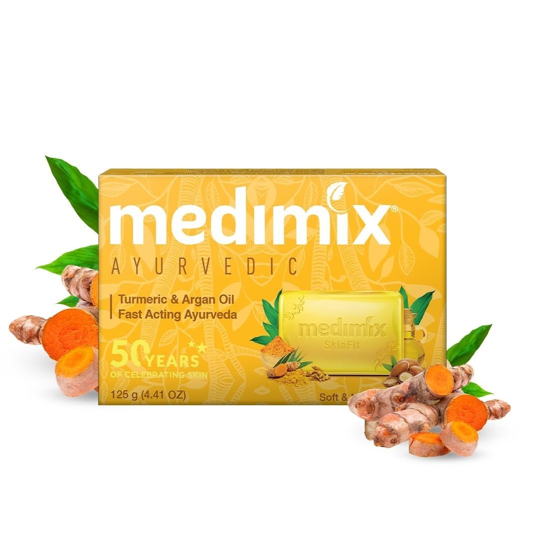 Medimix Ayurvedic Turmeric & Argan Oil Soap 115g – Skin Hydration