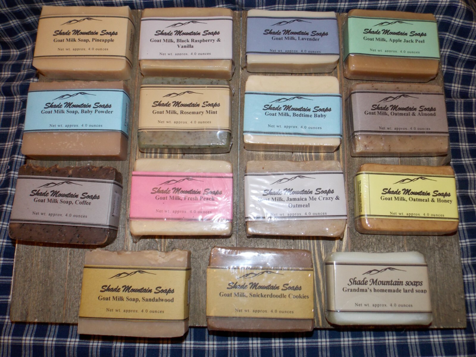 Goat Milk Soap Homemade / Handmade Moisturizing – 4 oz bar – Baby Powder