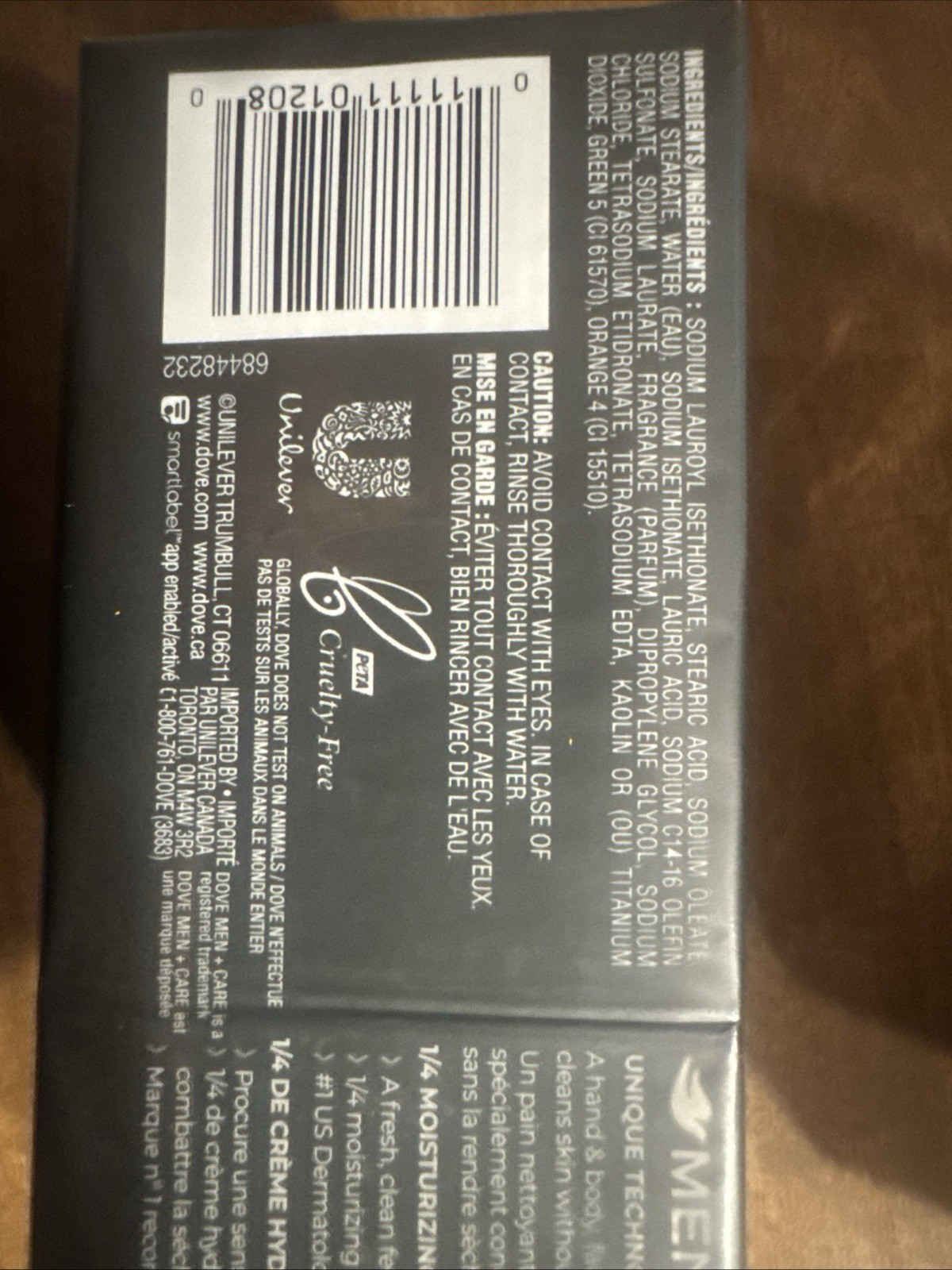 DOVE MEN + CARE 3 in 1, Hand & Body +Face +Shave Bar Extra Fresh 6 Pack