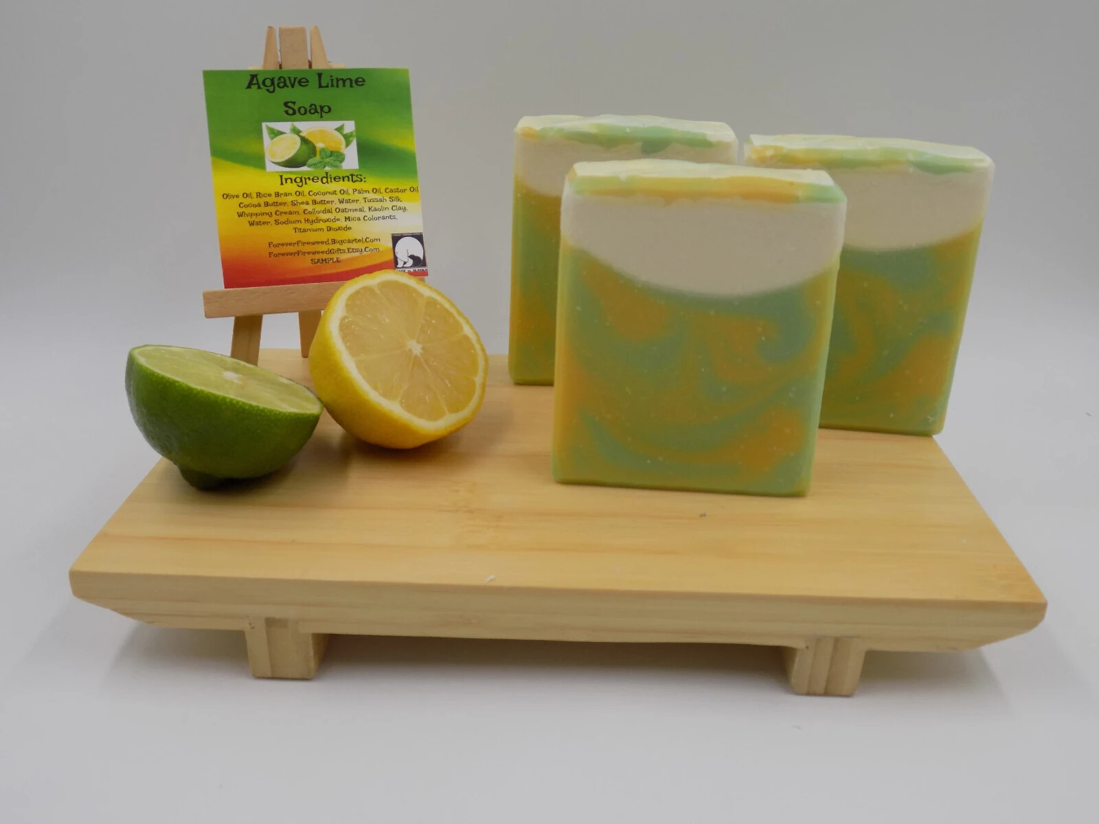 Lemon Lime Curtis Handmade Bar Soap