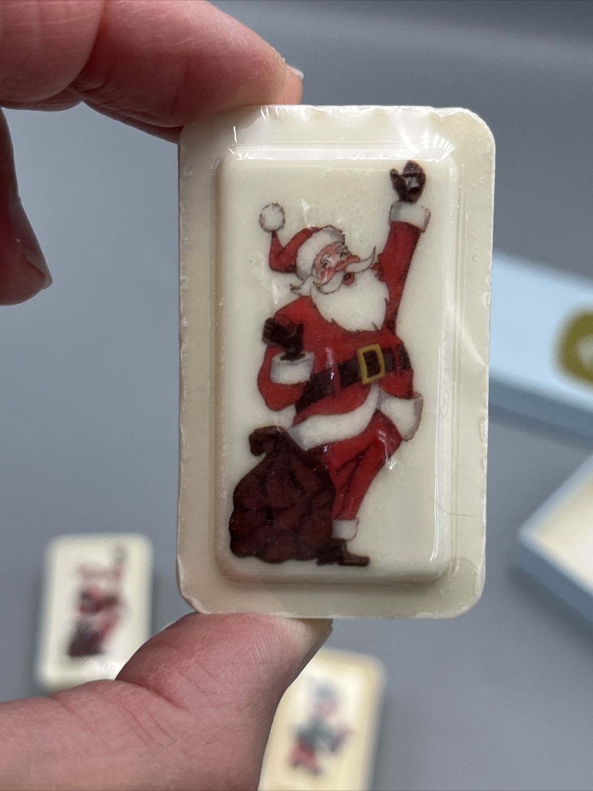 Katherine Gray Christmas Soap Bar Bah Humbug Santa Elf 2 each Set of 6